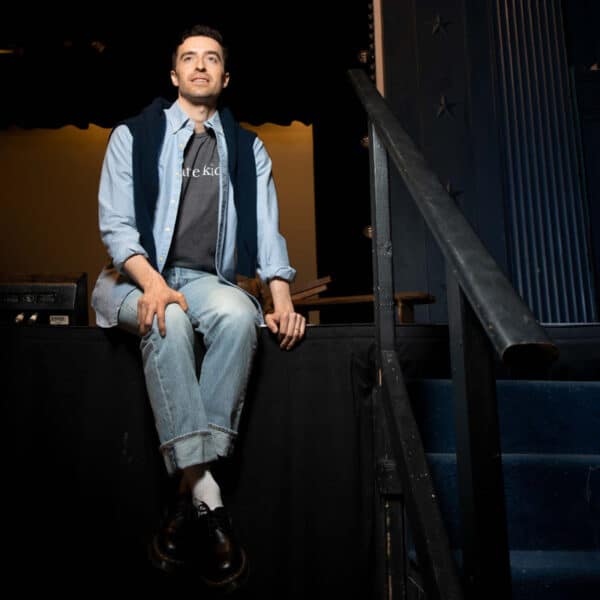 52 Aaron Umsted Wearing Ralph Lauren Oxford And Cashmere Sweater, Neiman Marcus Northbrook