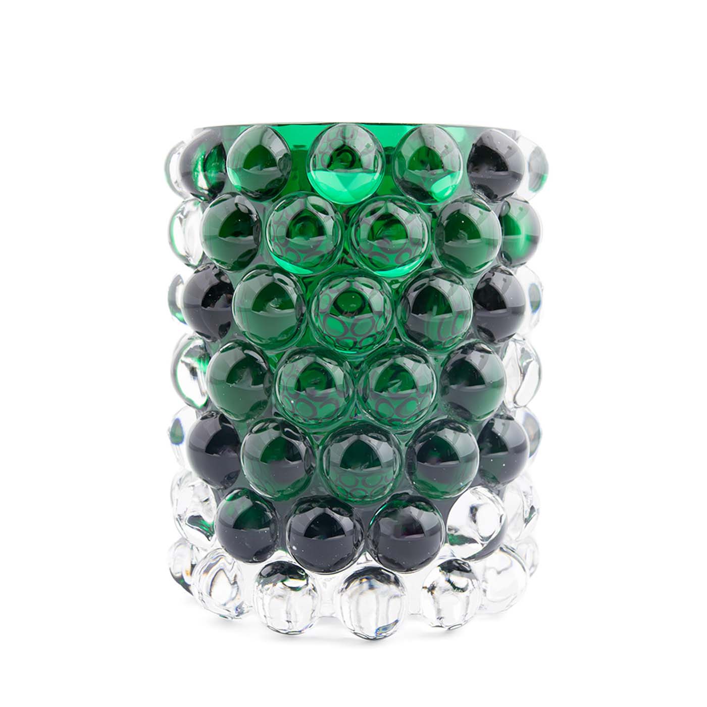 94 Casa Branca, Swedish Glass Ball Hurricane In Green, Casabranca.com
