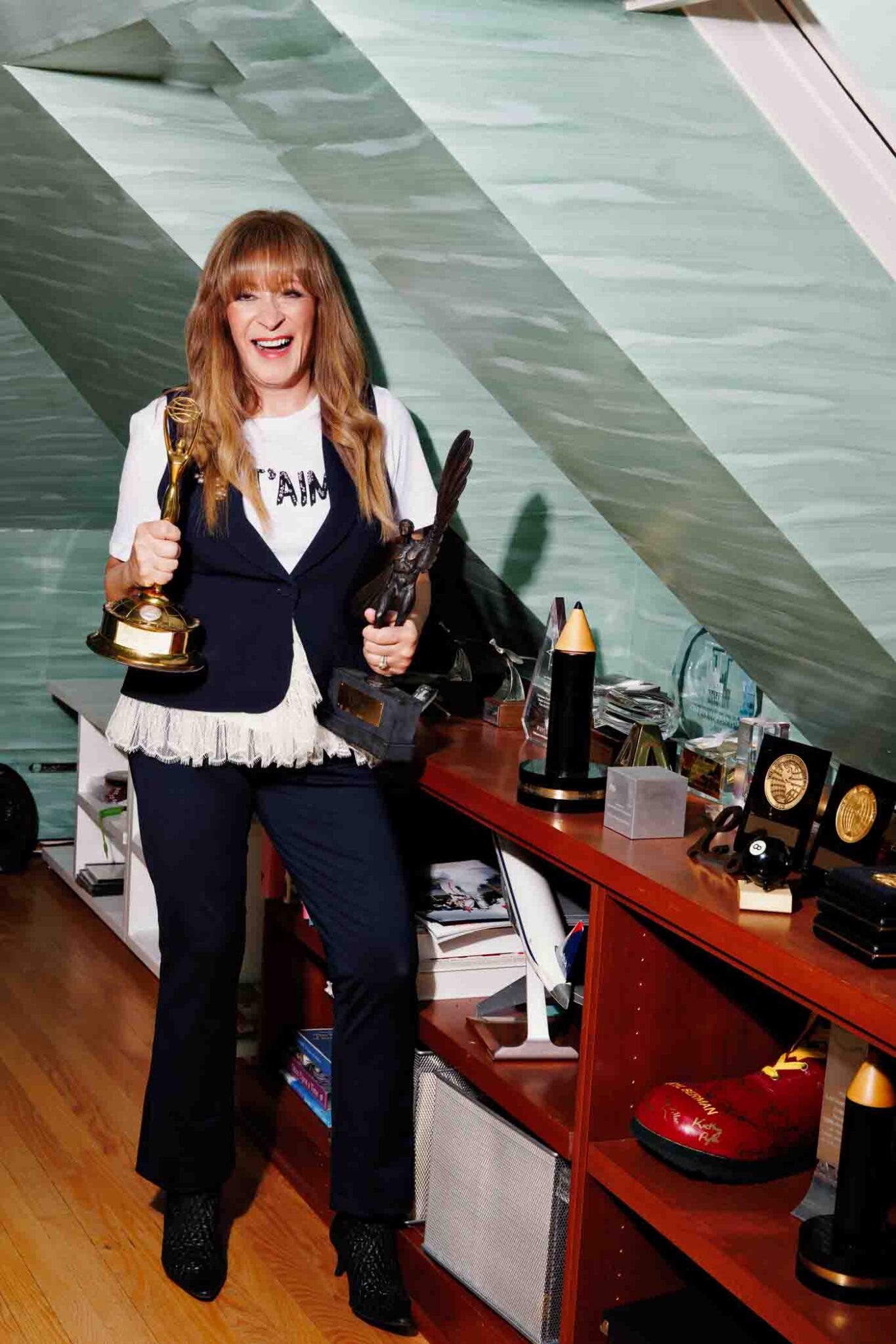 108 Cheryl Berman In Her Third Floor Office With Multiple Awards