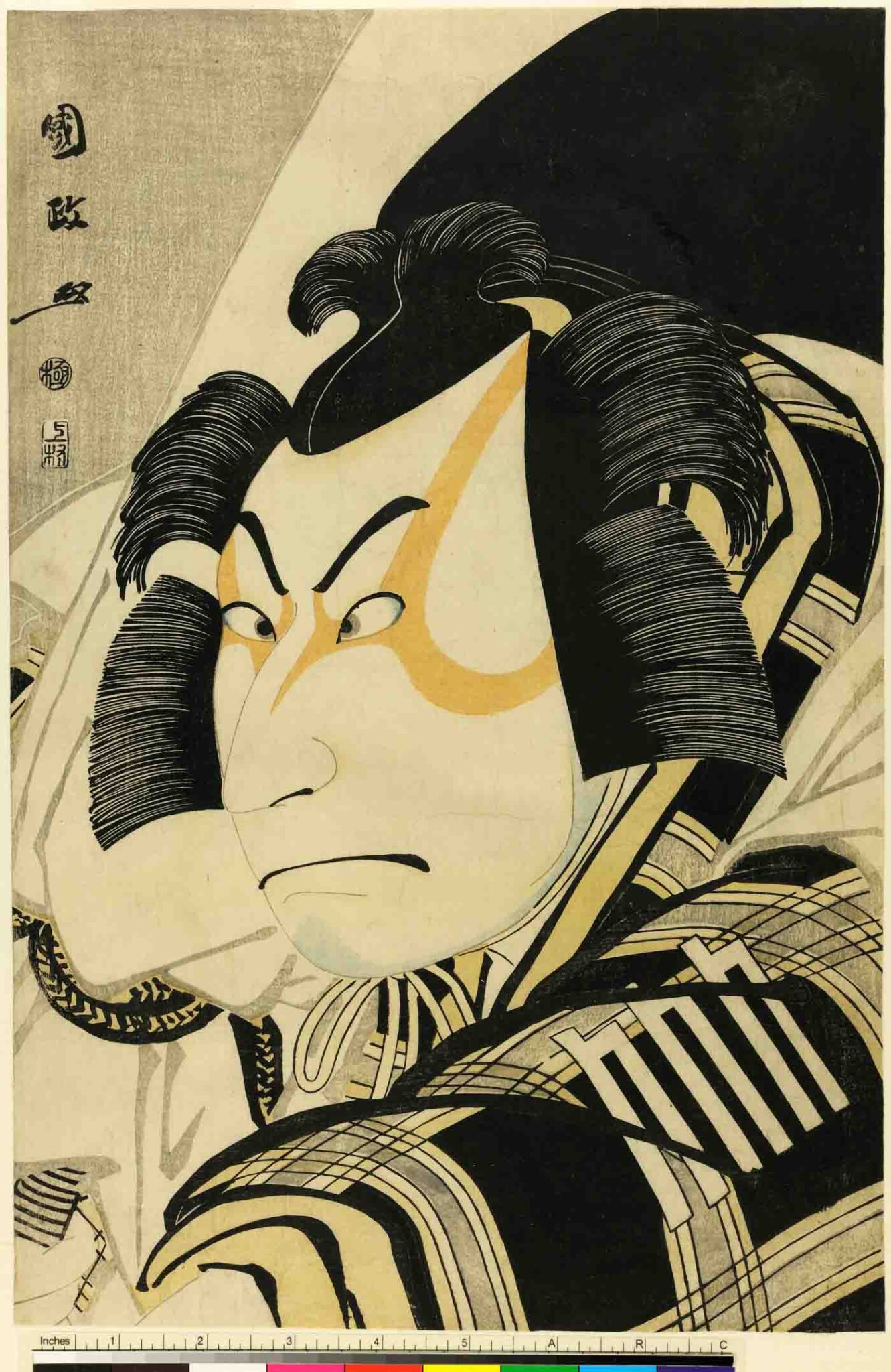 76 Photo # S 1285 Utagawa Kunimasa “the Actor Nakamura Nakazō Ii As Matsuōmaru” Courtesy Edoardo Chiossone Museum Of Oriental Art Of Genoa