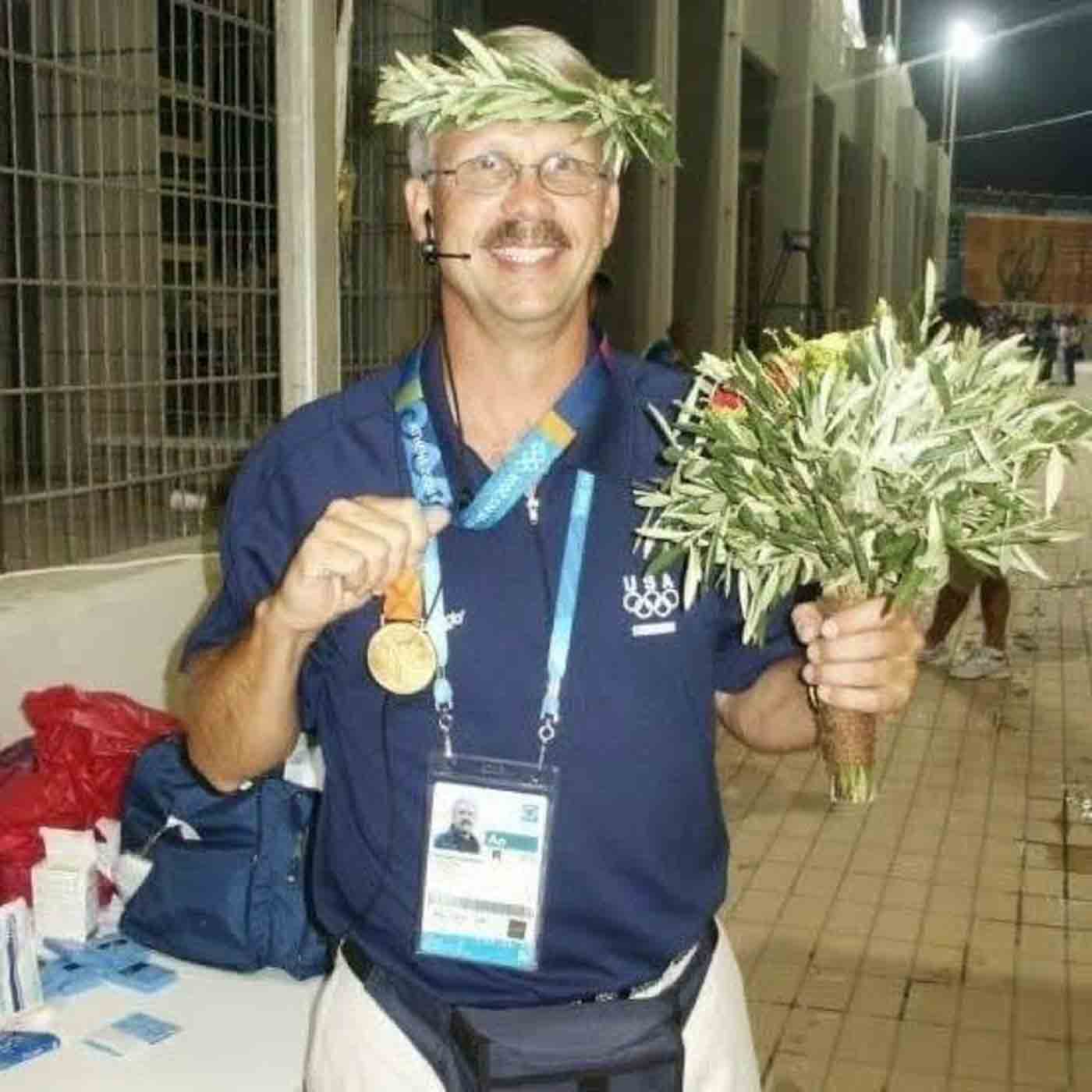 44 Coach Michael At The 2004 Olympics In Athens Greece