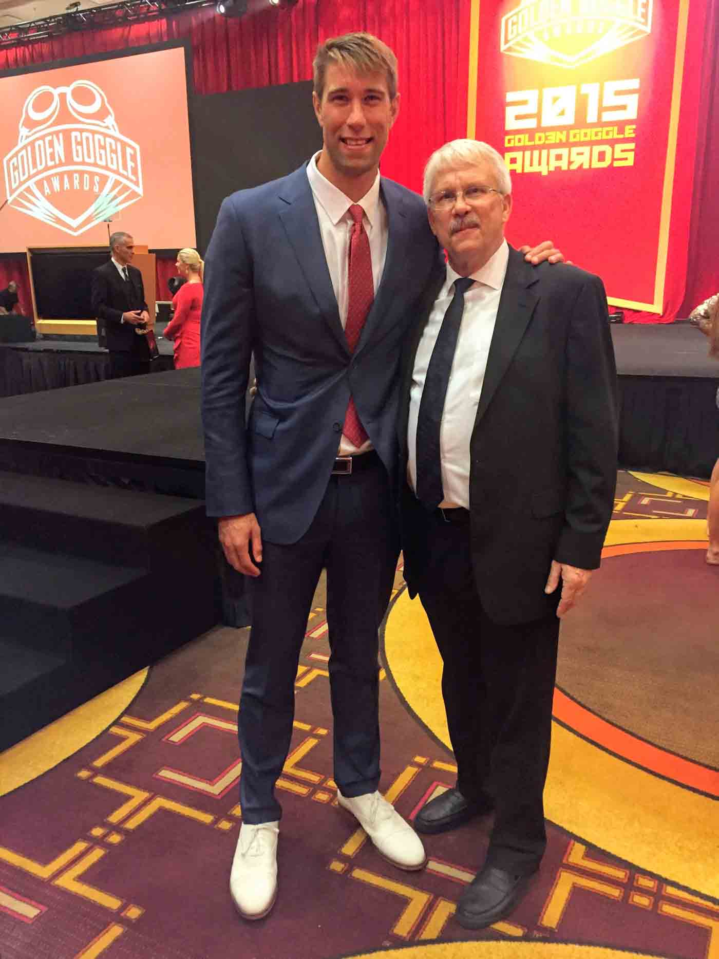 44 Lfsc’s Most Decorated Member, Olympic Medalist Matt Grevers With Coach Michael