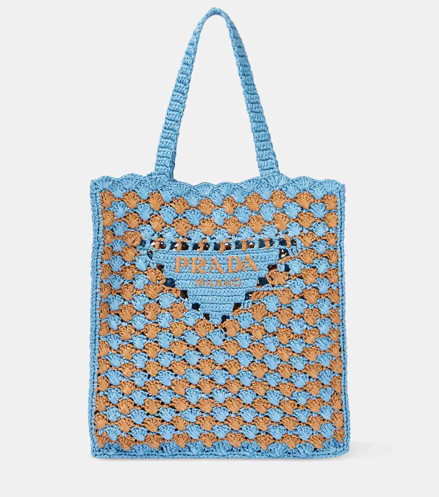 40 Prada, Logo Crochet Shopper, Mytheresa.com