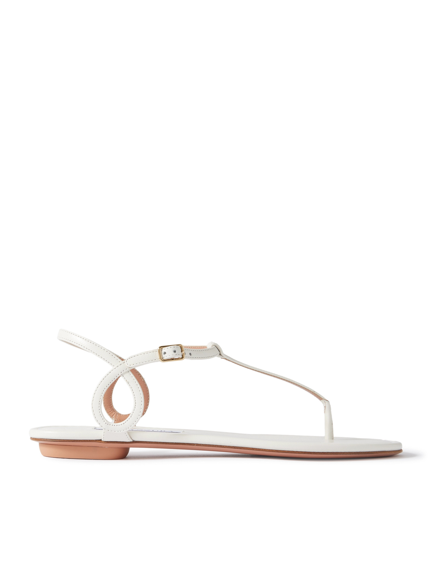 48 Aquazurra, Almost Bare Leather Sandals, Net A Porter.com
