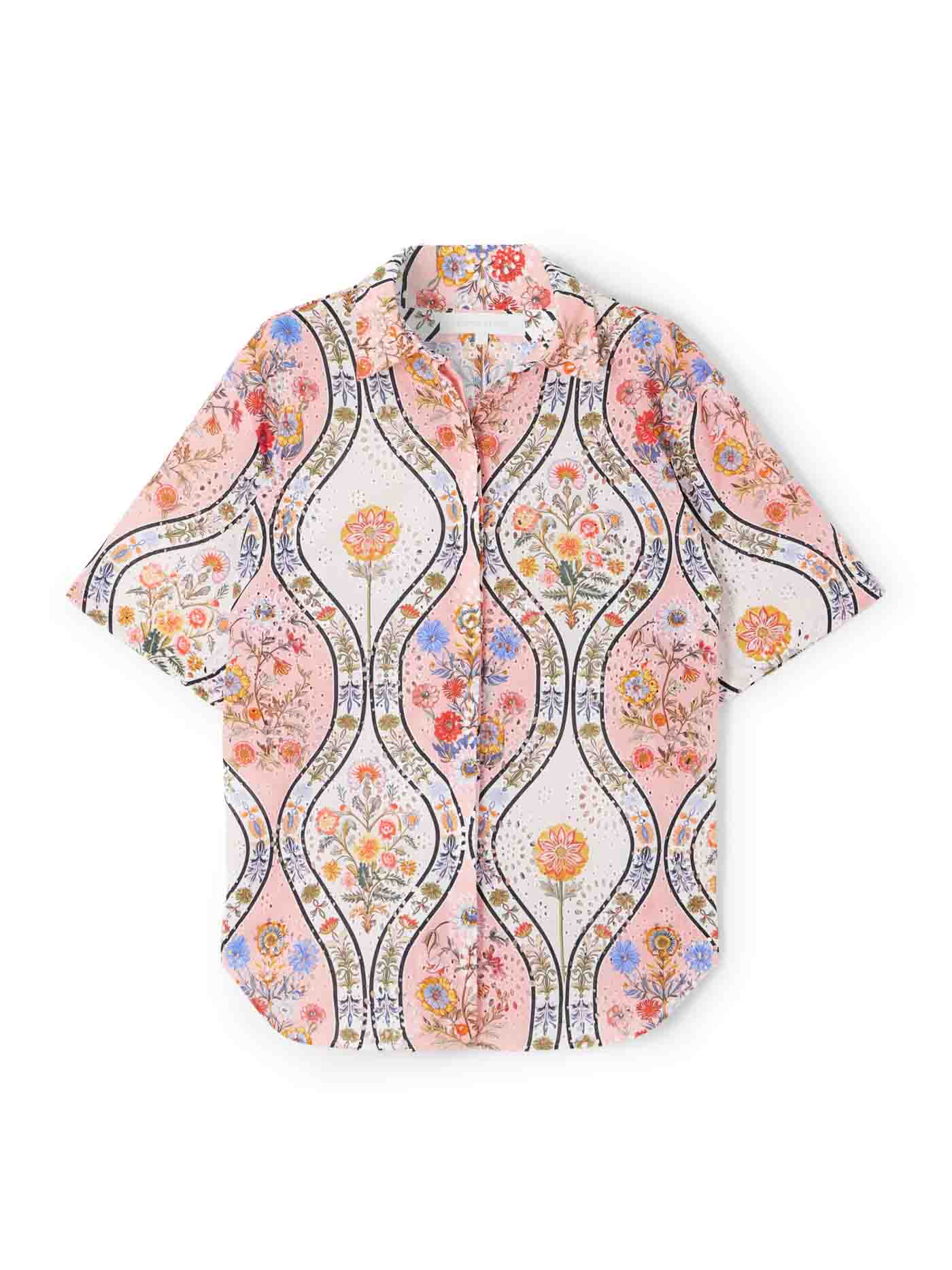 48 Borgo De Nor, Akari Printed Broderie Anglaise Cotton Shirt, Net A Porter.com