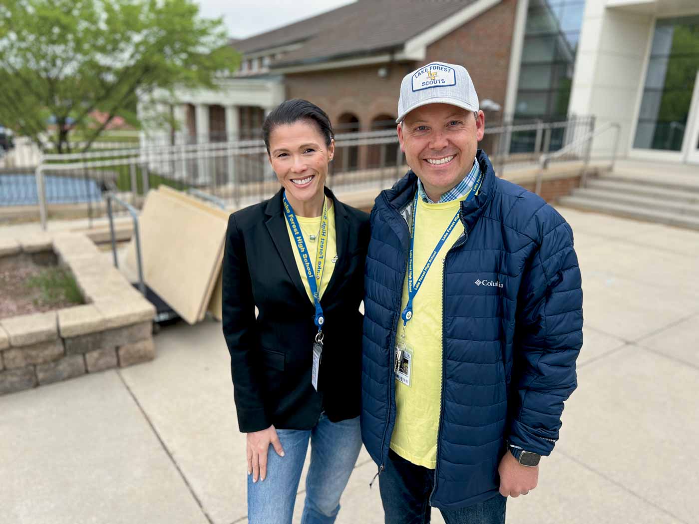 48 *dr. Erin Lenart And Lake Forest School Districts 67 And 115 Superintendent Dr. Matthew Montgomery Led The 2025 Lake Forest Community High School Wellness Walk 