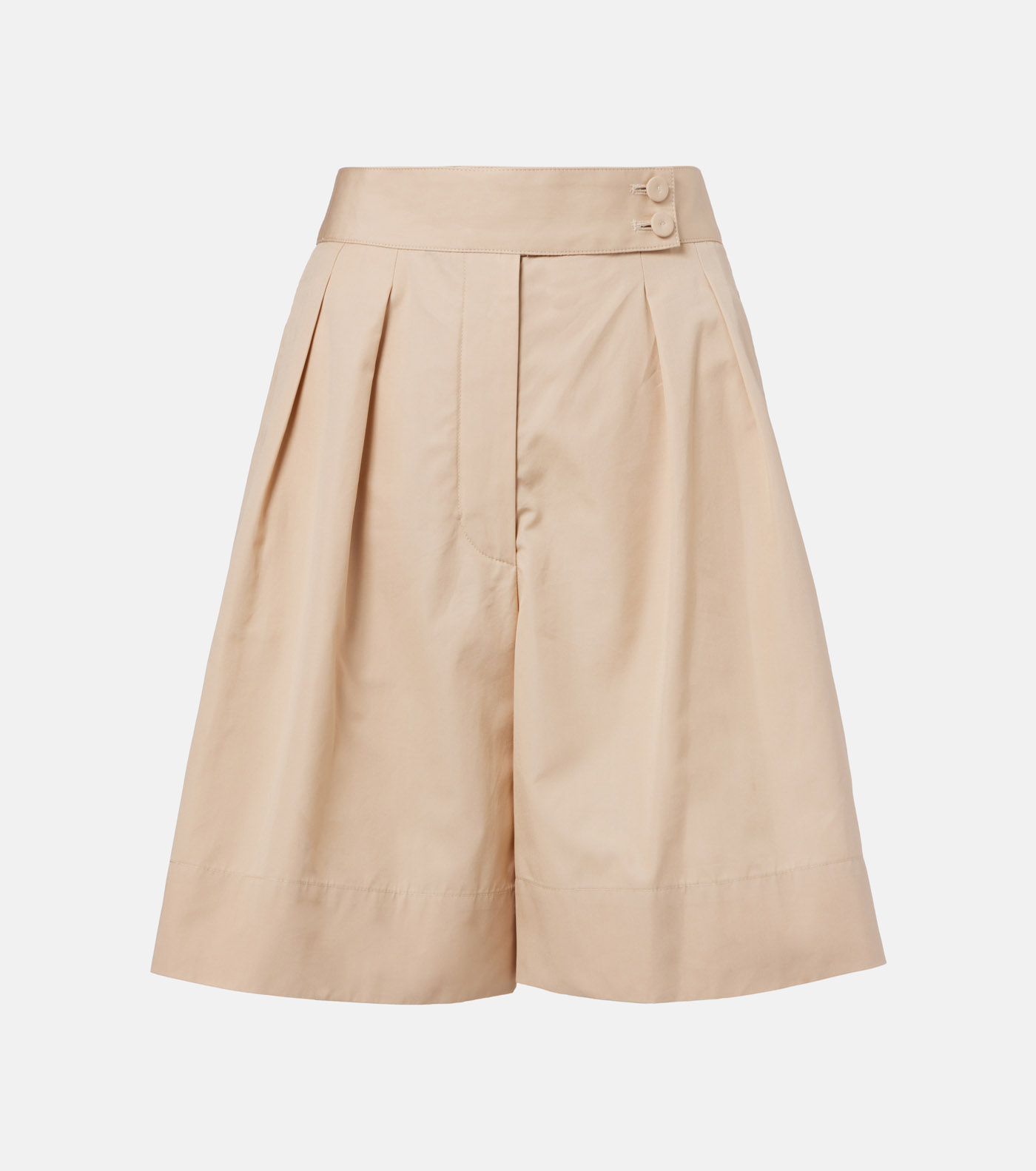 48 Loro Piano, Dorin Cotton Satin Bermuda Shorts, Mytheresa.com