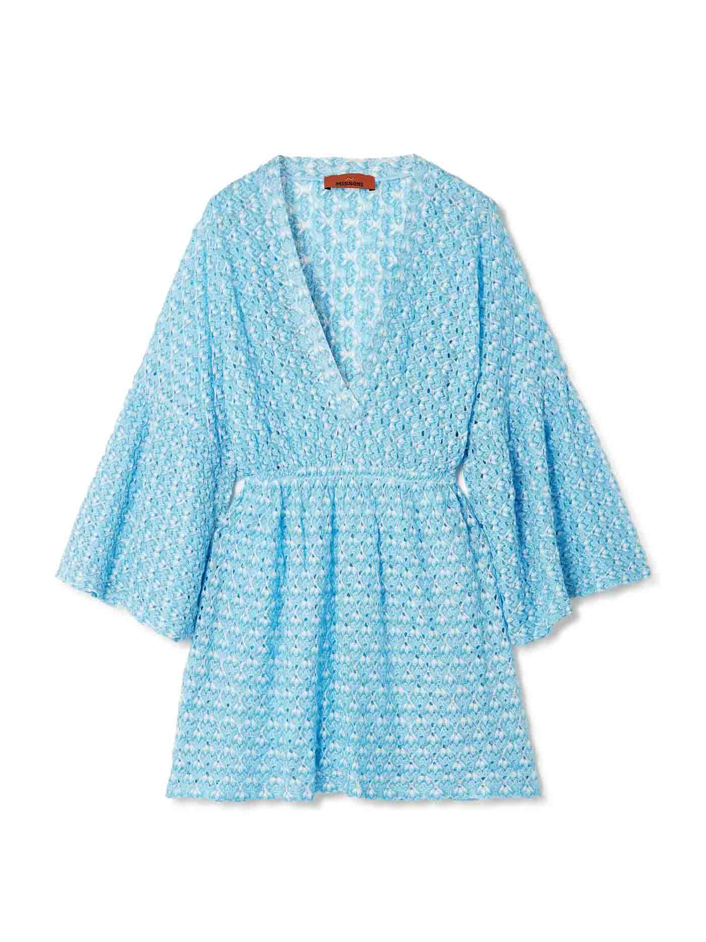 48 Missoni, Mare Metallic Crochet Knit Kaftan, Net A Porter.com