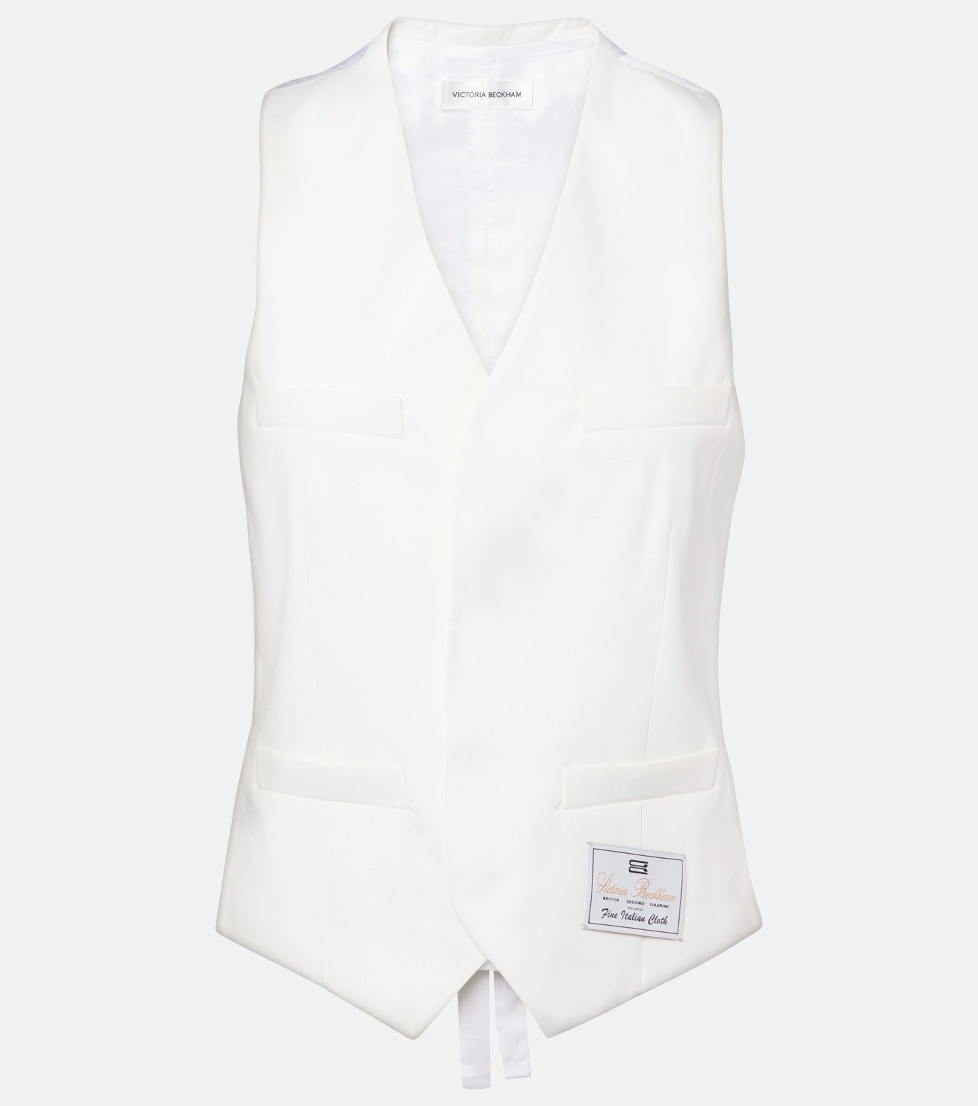 48 Victoria Beckham, Tie Detail Vest, Mytheresa.com