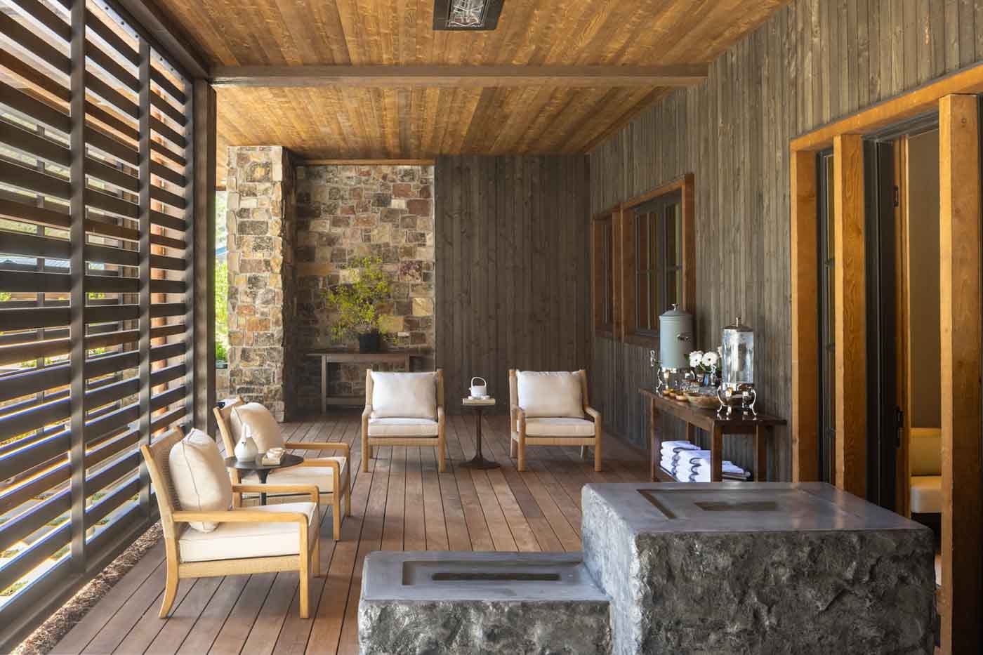 55 Rusty Parrot Spa Outdoor Lounging Area