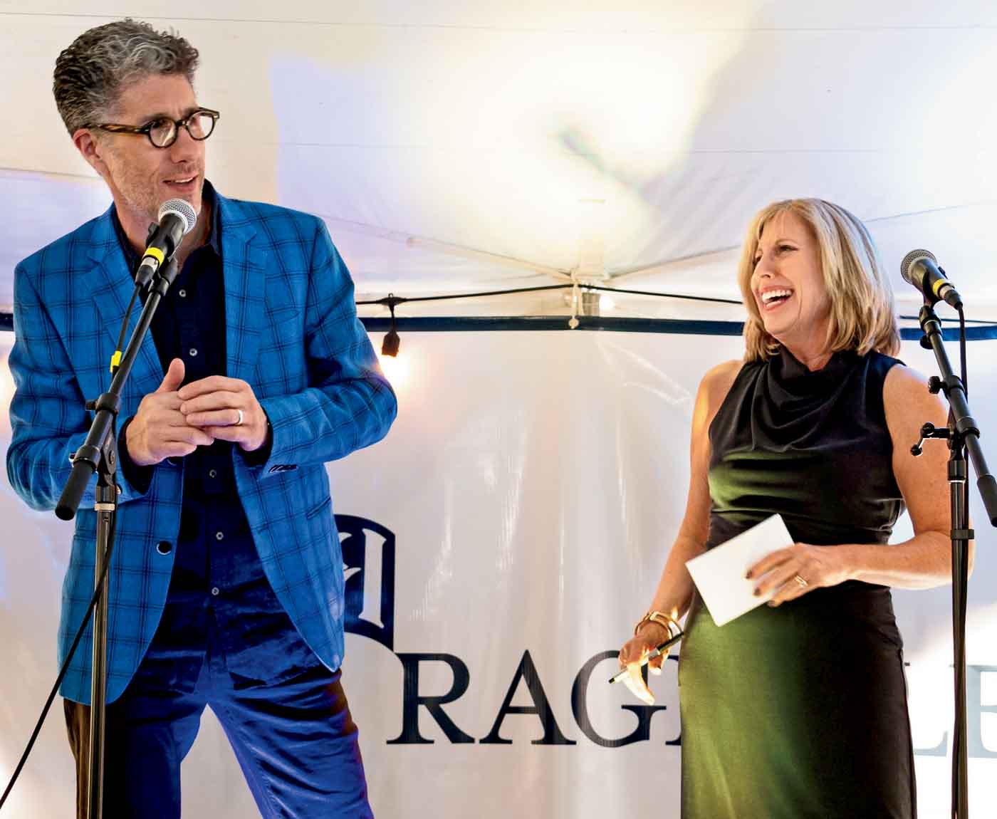 68 Ragdale Executive Director Paul Sacaridiz And Event Co Chair Sally Mcdonald