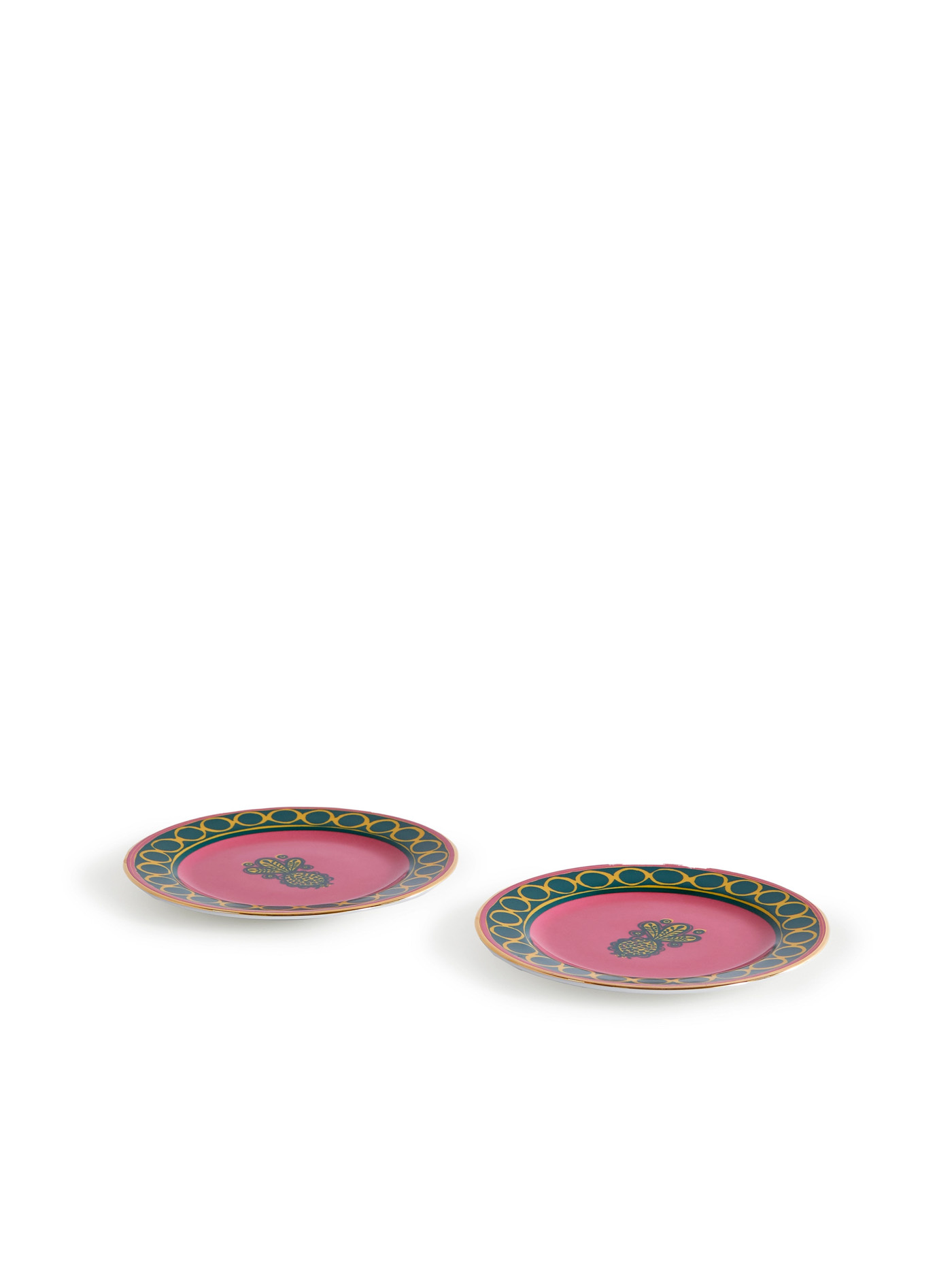 100 La Doublej, Gold Plated Porcelain Dessert Plates, Net A Porter.com