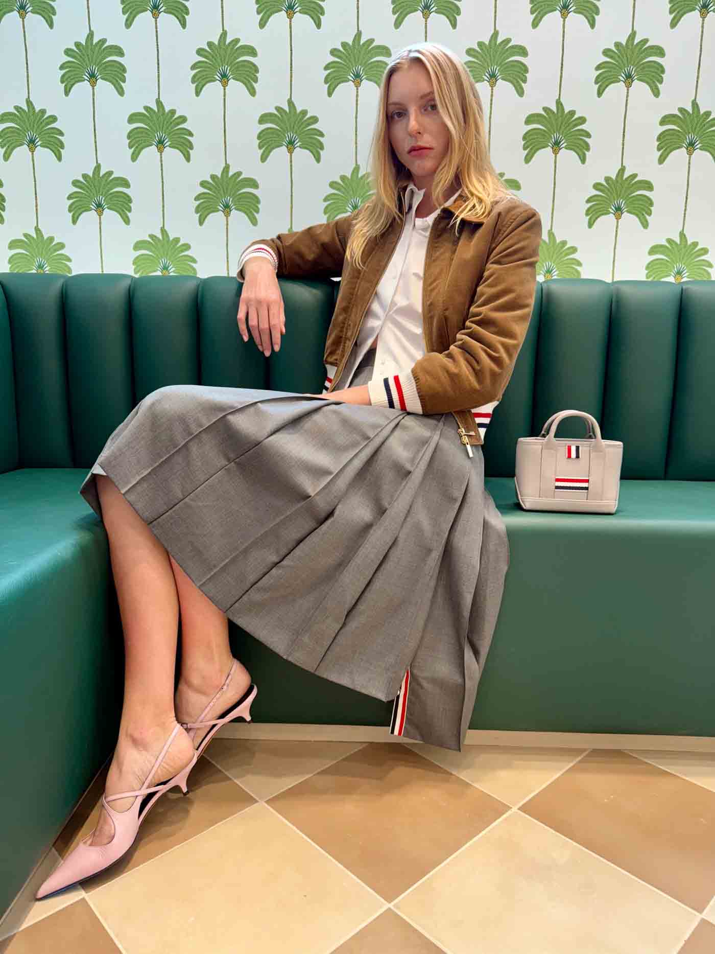 102 Model Wearing Thom Browne