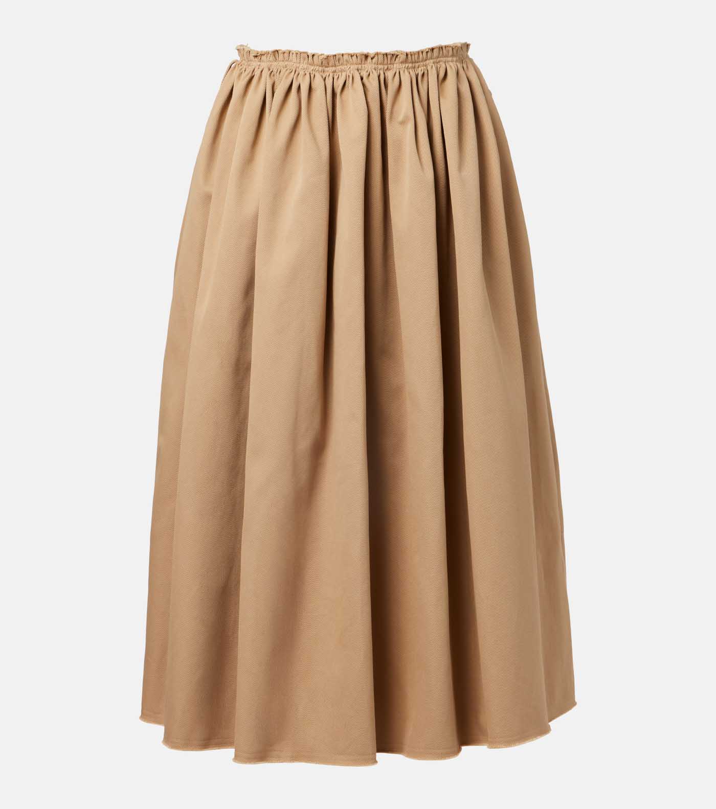 48 Gabriela Hearst, Chiara Gathered Cotton Midi Skirt, Mytheresa.com