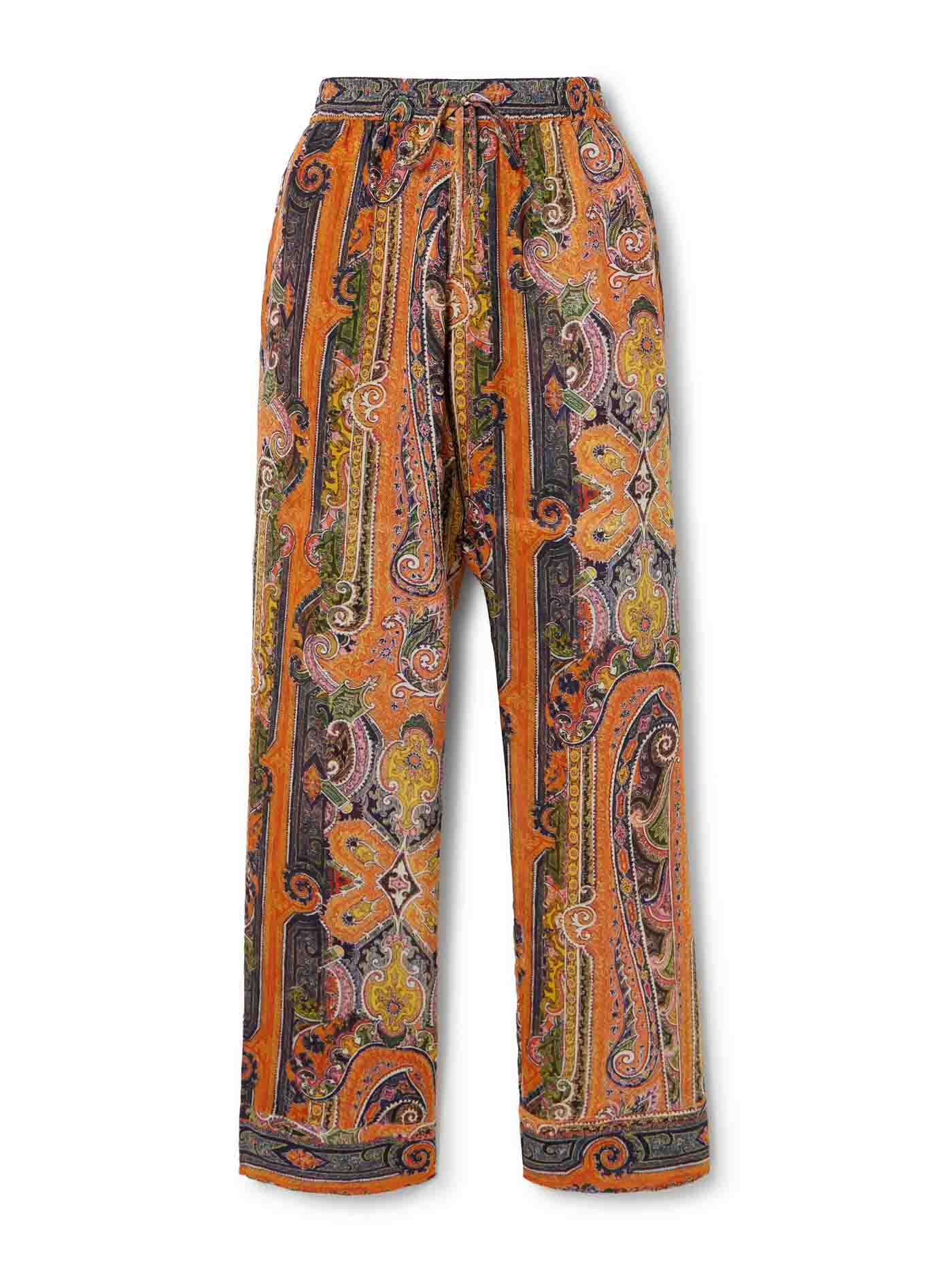 48 Isabel Marant, Sydna Printed Silk Voile Wide Leg Pants, Net A Porter.com