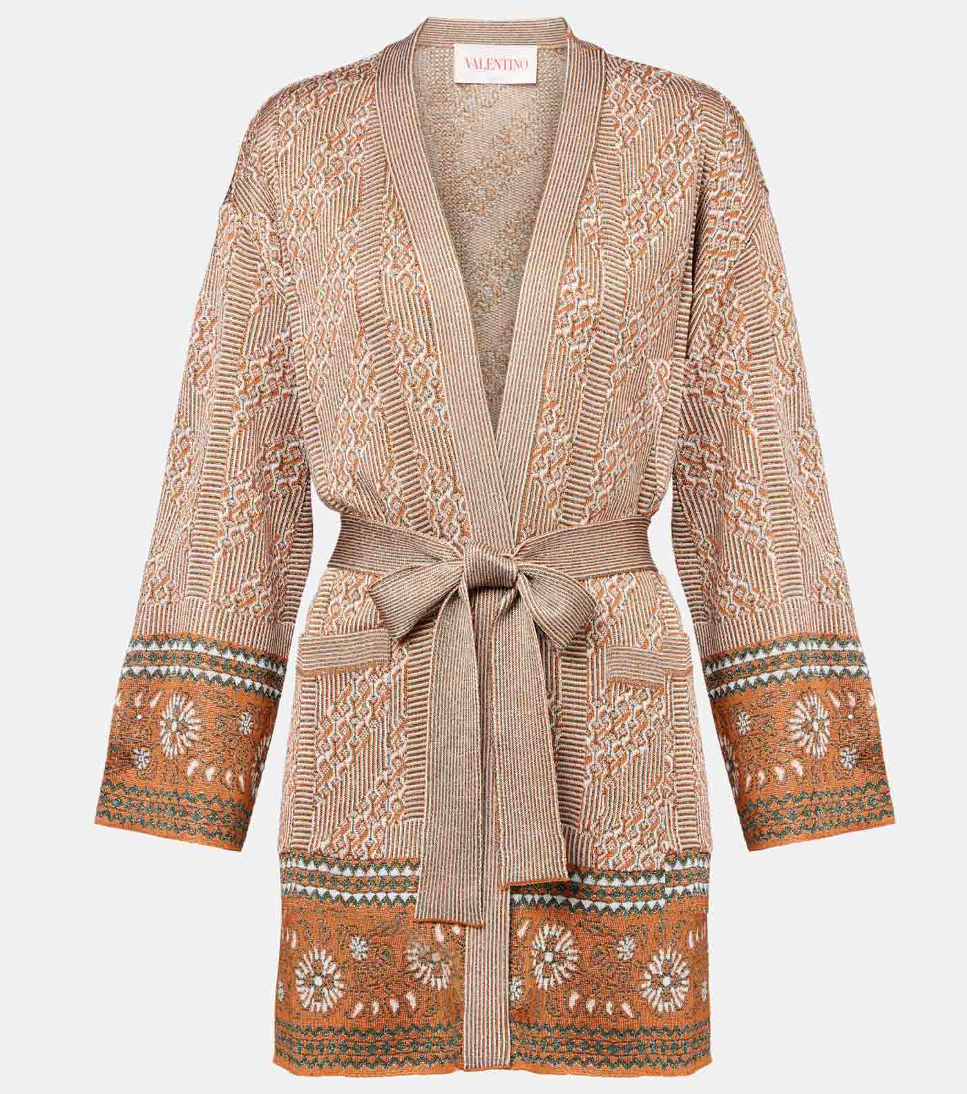 48 Valentino, Flower Embroidered Button Front Sweater, Mytheresa.com