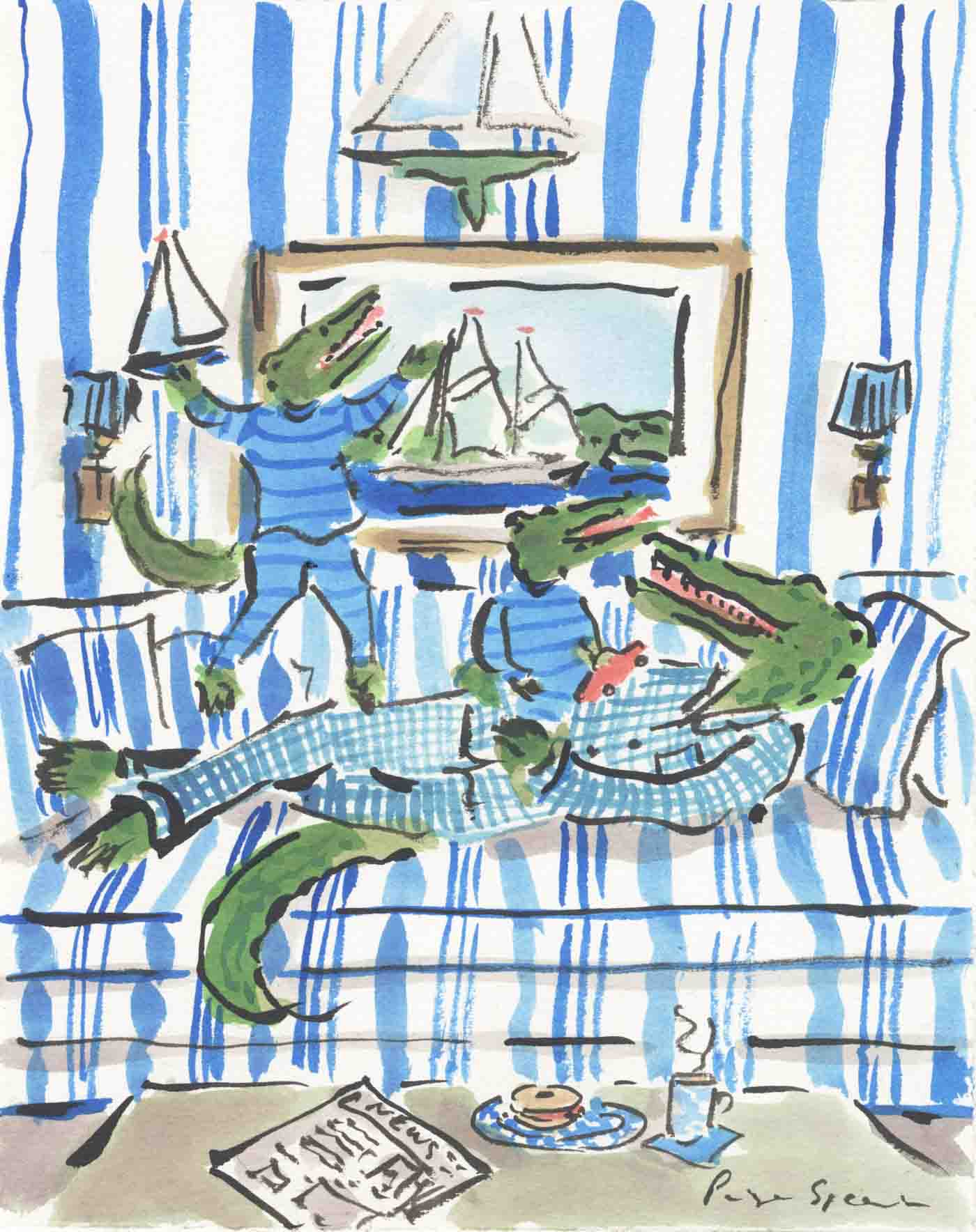 54 Gator Dad Print 8 X 10 Inches