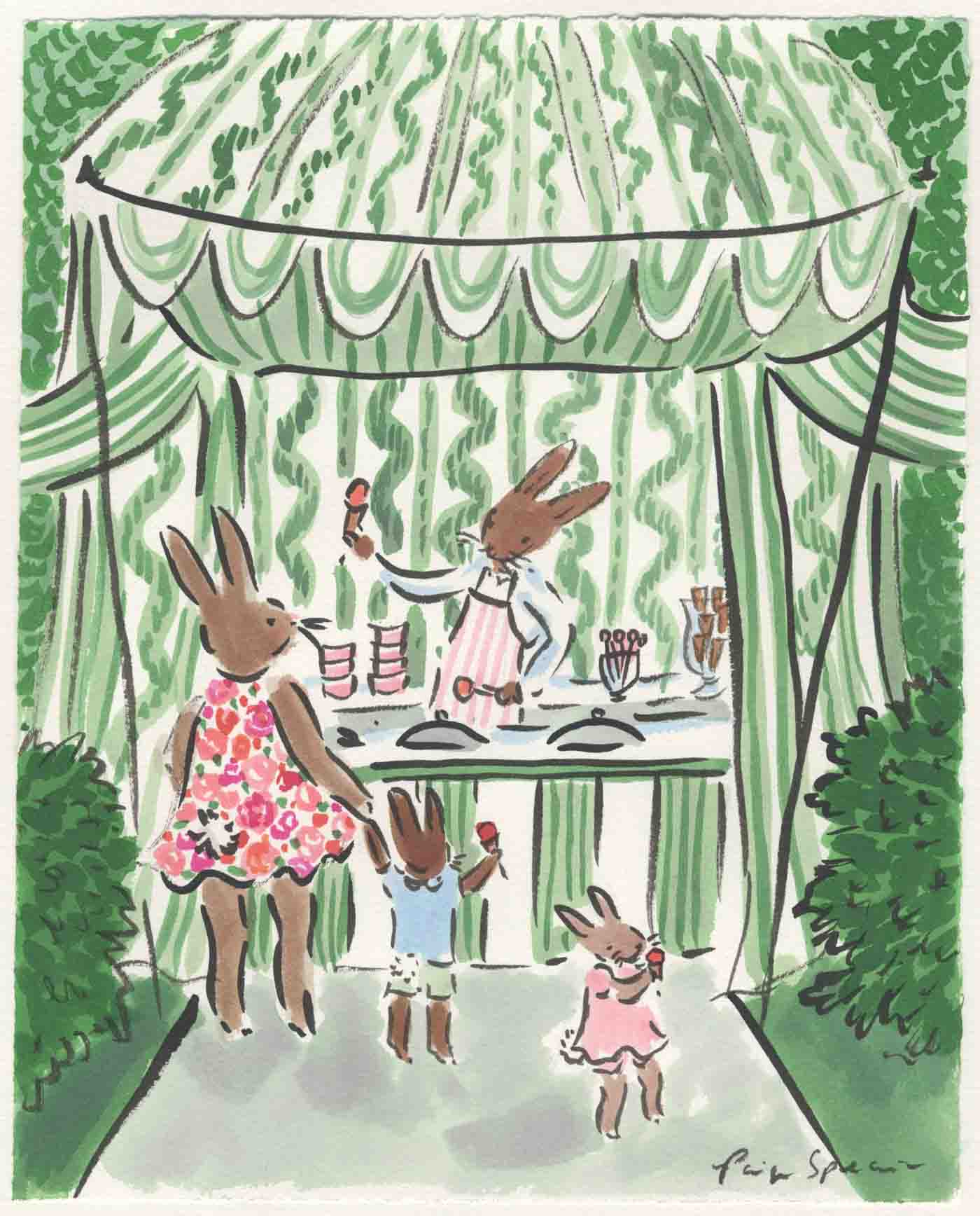 54 Gelato Bunnies 9 X 11 Inches