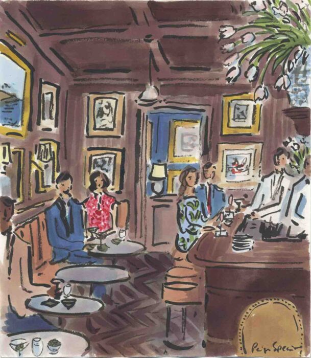 54 Rl Restaurant Print 12 X 14 Inches 2