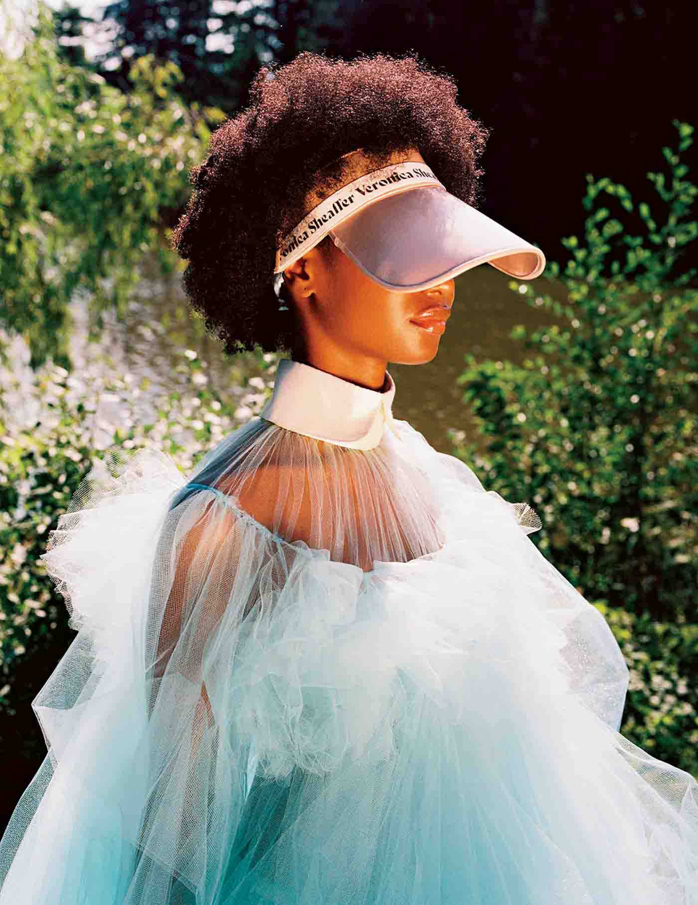 68 Veronica Sheaffer Visor And Tulle Dress Photographer Alexa Viscius