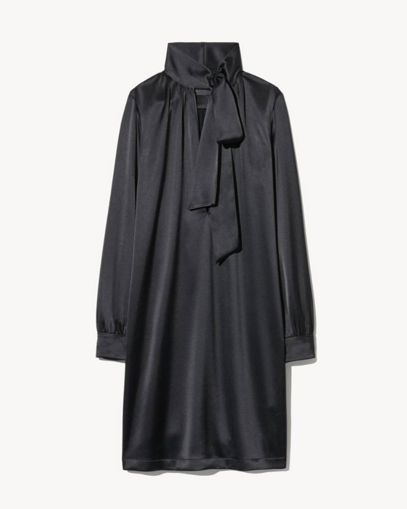 38 8 Nili Lotan Grenelle Tie Neck Dress, Lilliealexanderboutique.com