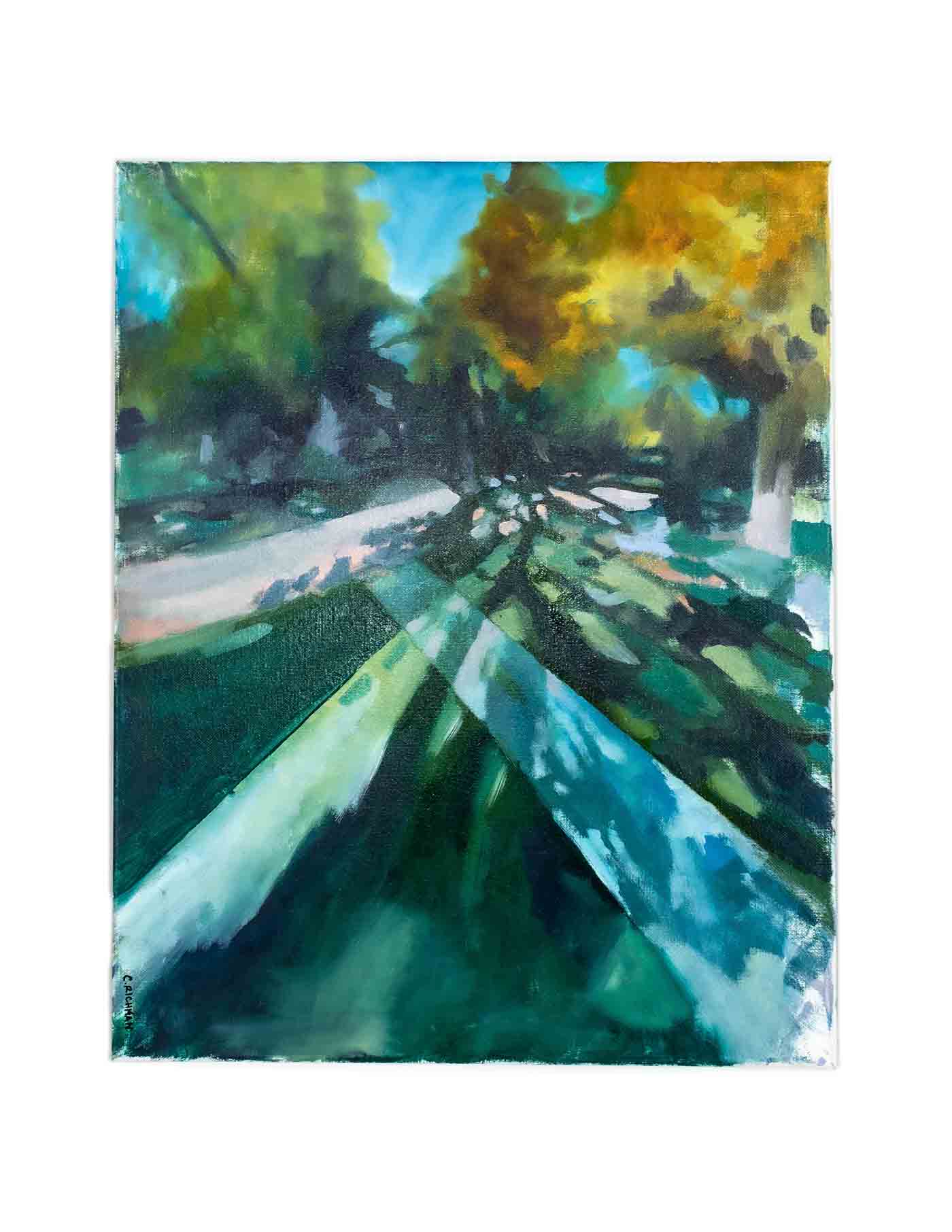 53 Greenwood, Oil On Canvas, 18 X 22 Inches