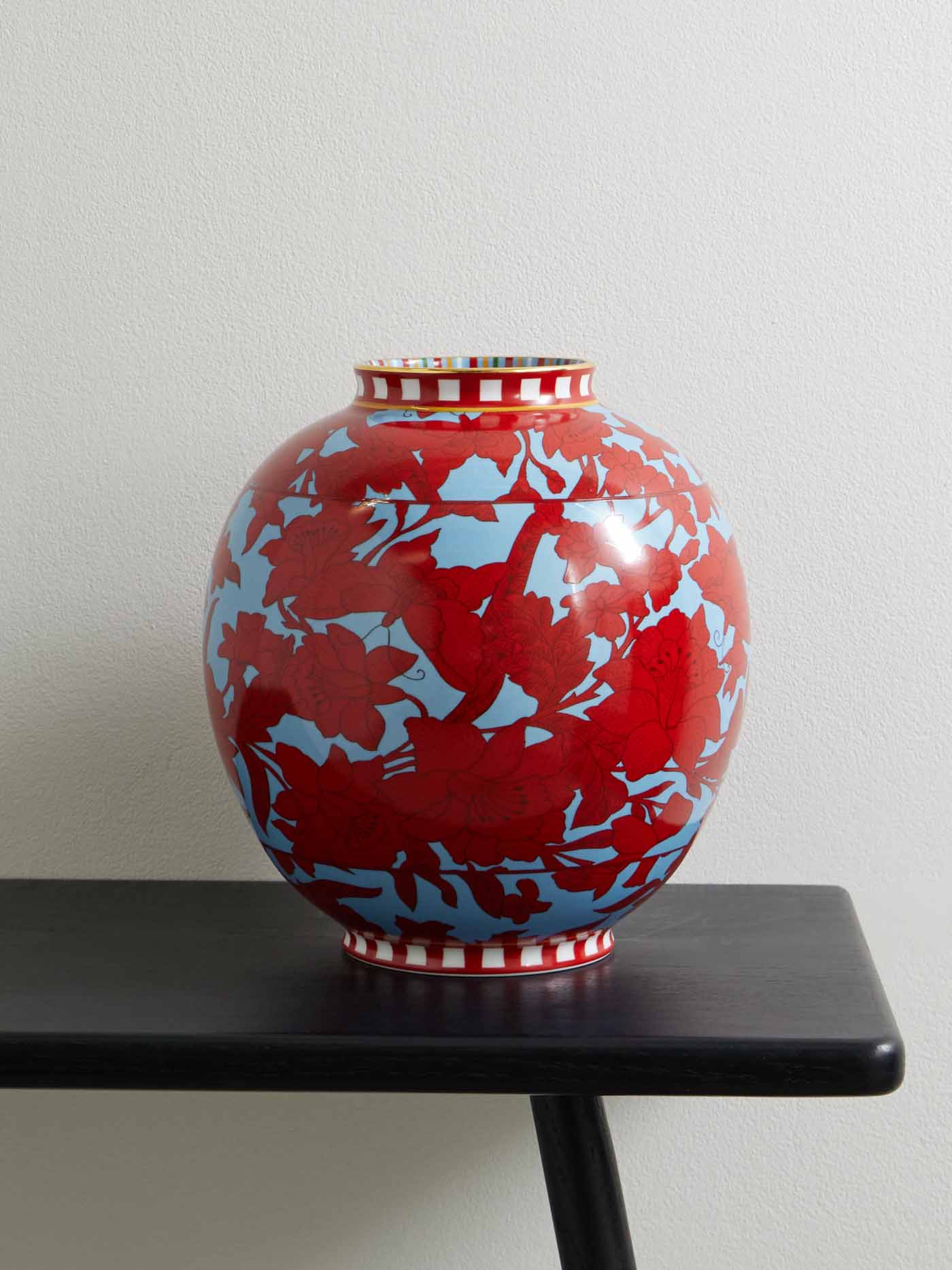 La Doublej, Bubble Floral Gold Plated Porcelain Vase, Net A Porter.com
