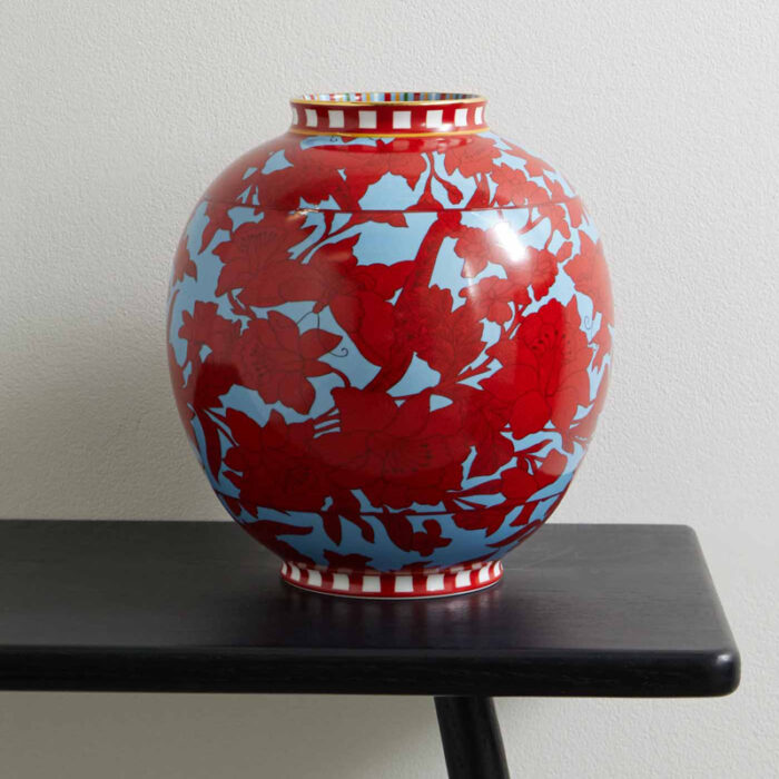 Main La Doublej, Bubble Floral Gold Plated Porcelain Vase, Net A Porter.com