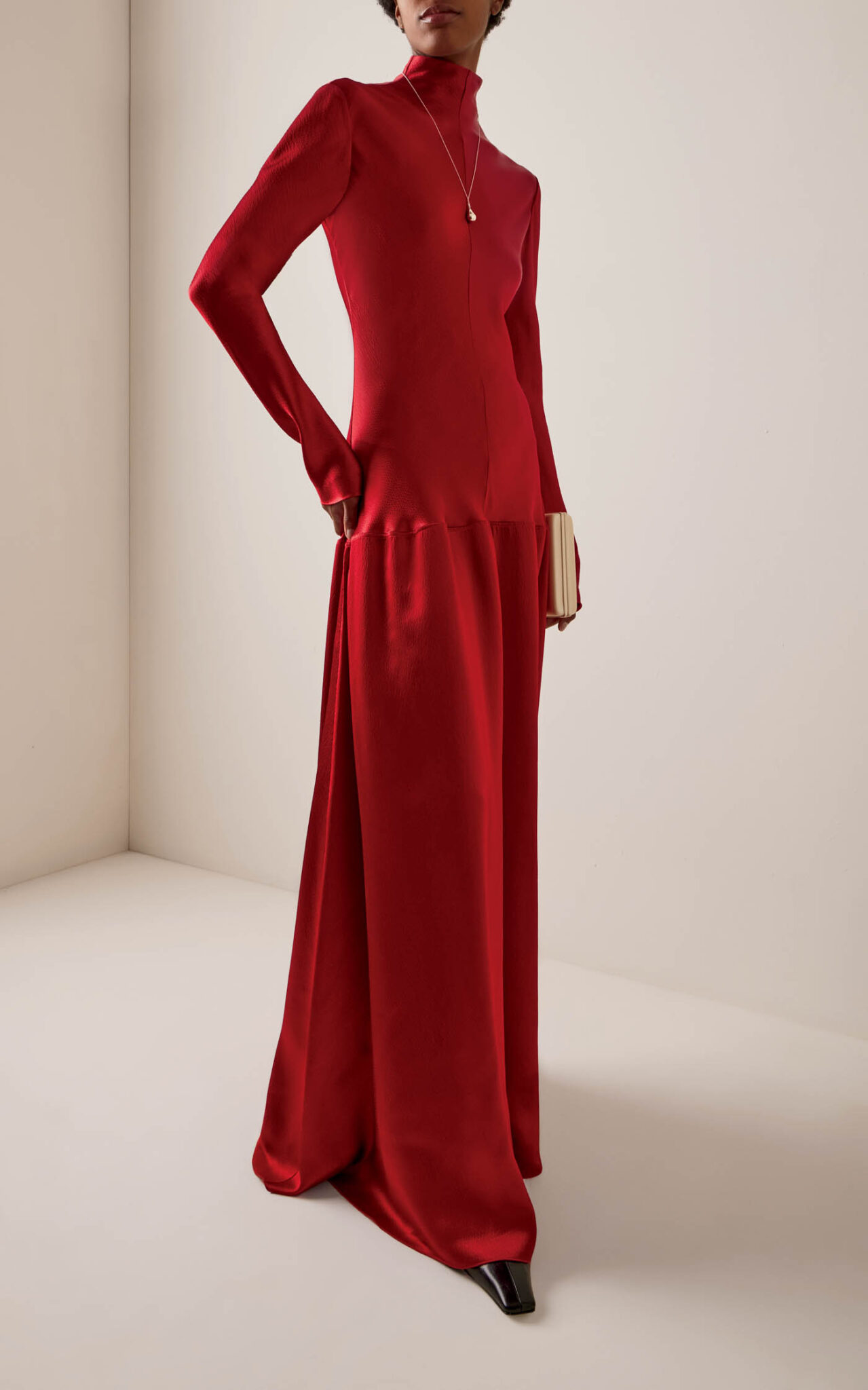 38 Fforme Mila Satin Maxi Dress, Modaoperandi.com