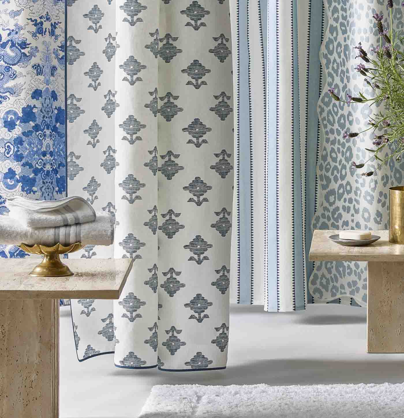 41 Assorted Shower Curtains By Matouk