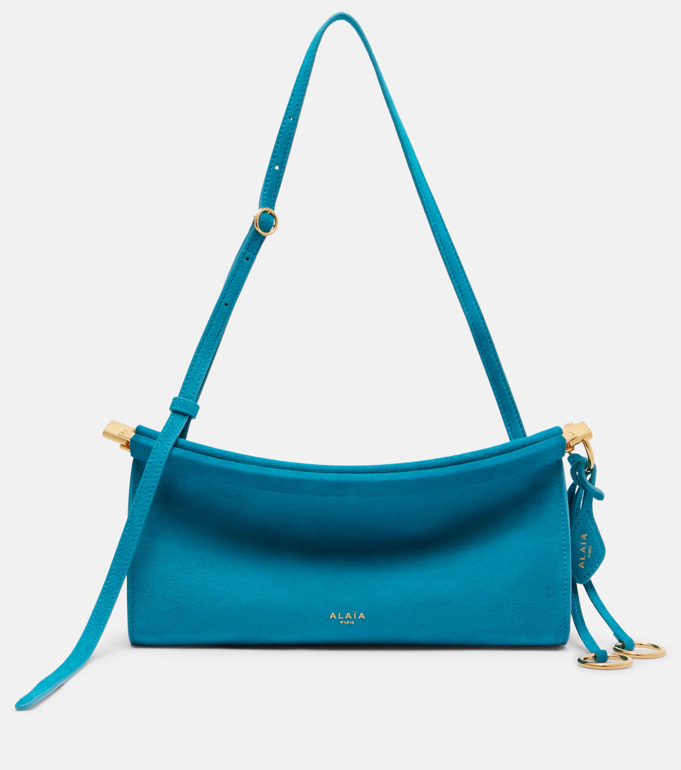 44 Alaïa, Le Click Small Suede Shoulder Bag, Mytheresa.com