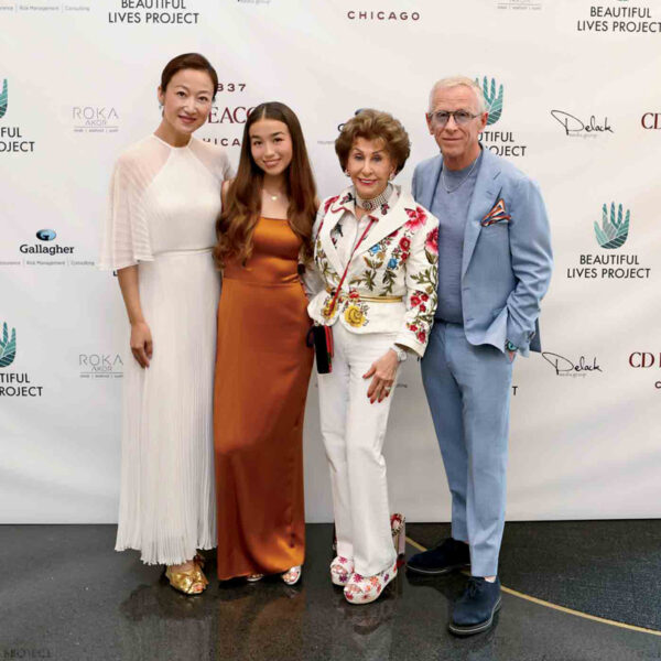 67 Main The Holtzman Family Of Cd Peacock. Left To Right, Qi, Aria, Evelyn, And Steven Holtzman