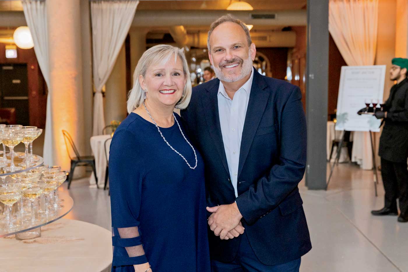 35 Woman’s Board President Kate Peterson And George Rohrer