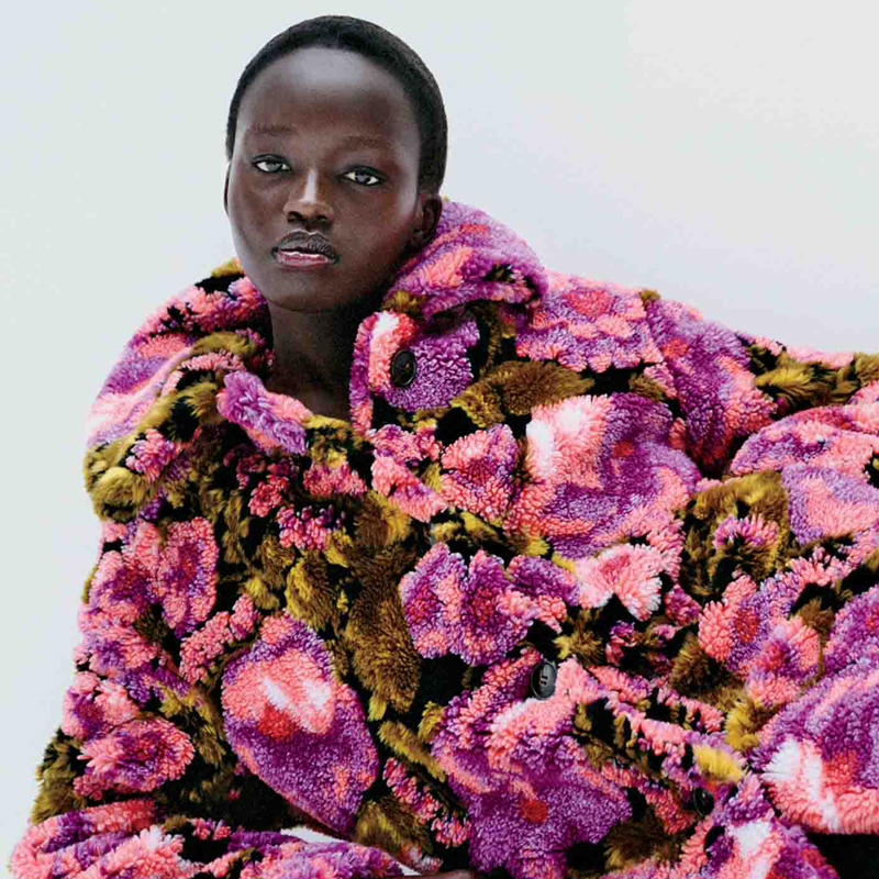38 Main Dries Van Noten Floral Coat, Mytheresa.com