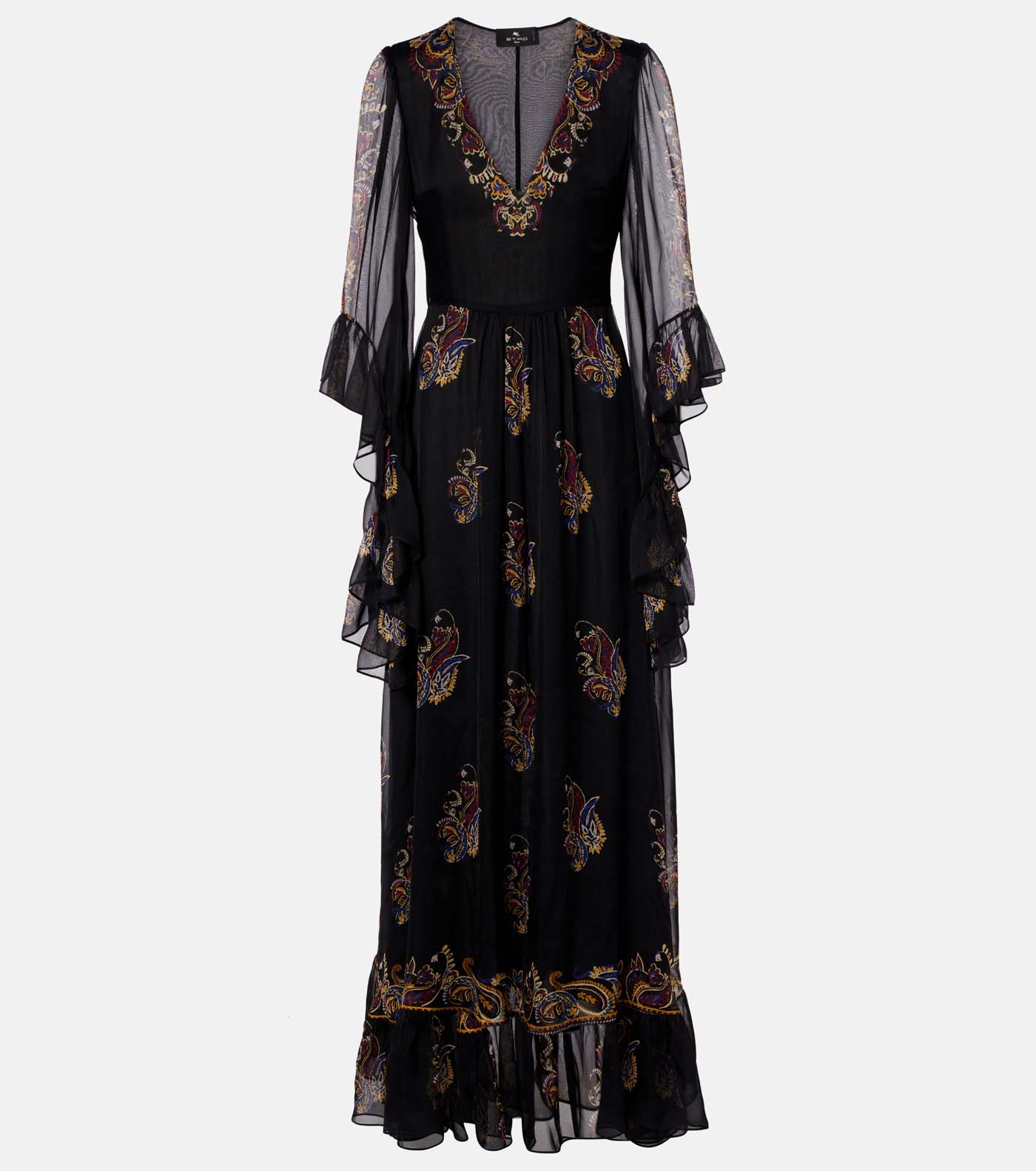44 Etro, Paisley Silk Maxi Dress, Mytheresa.com