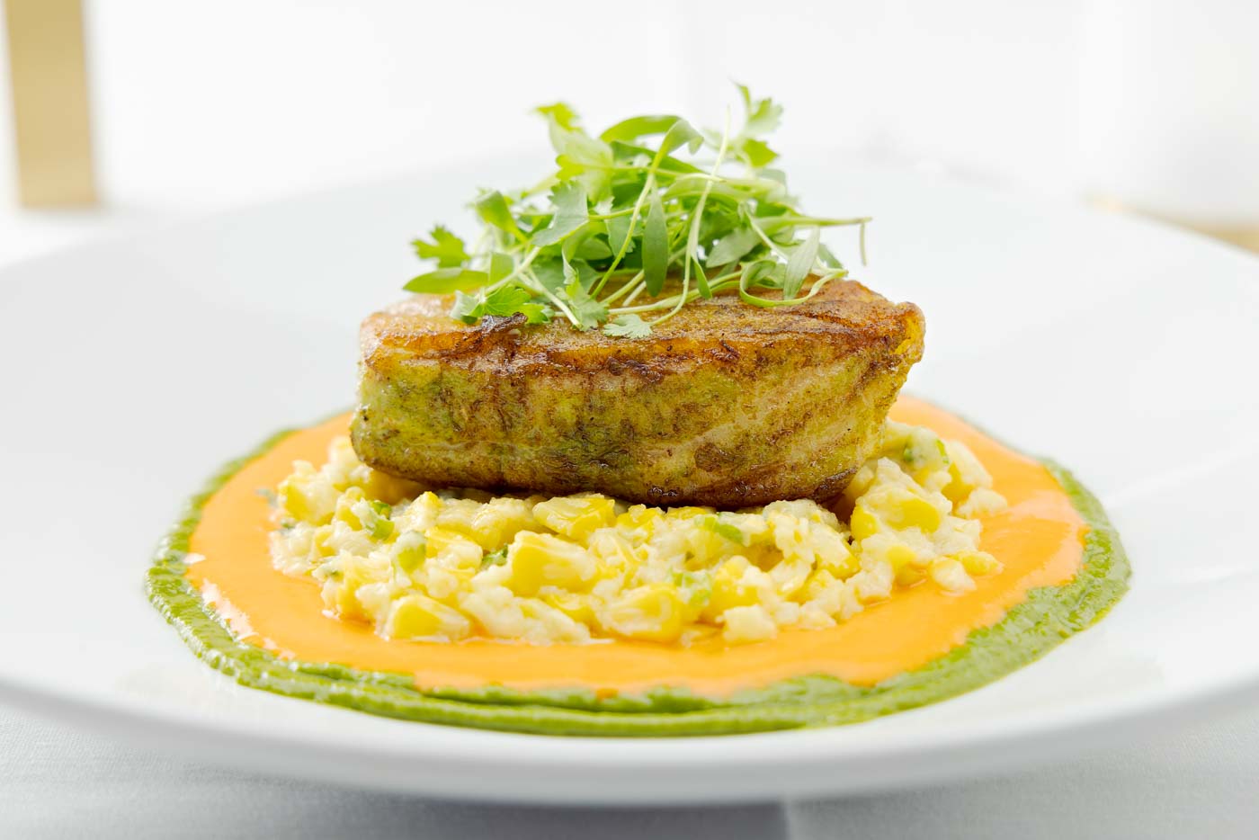 50 Pan Seared Sea Bass