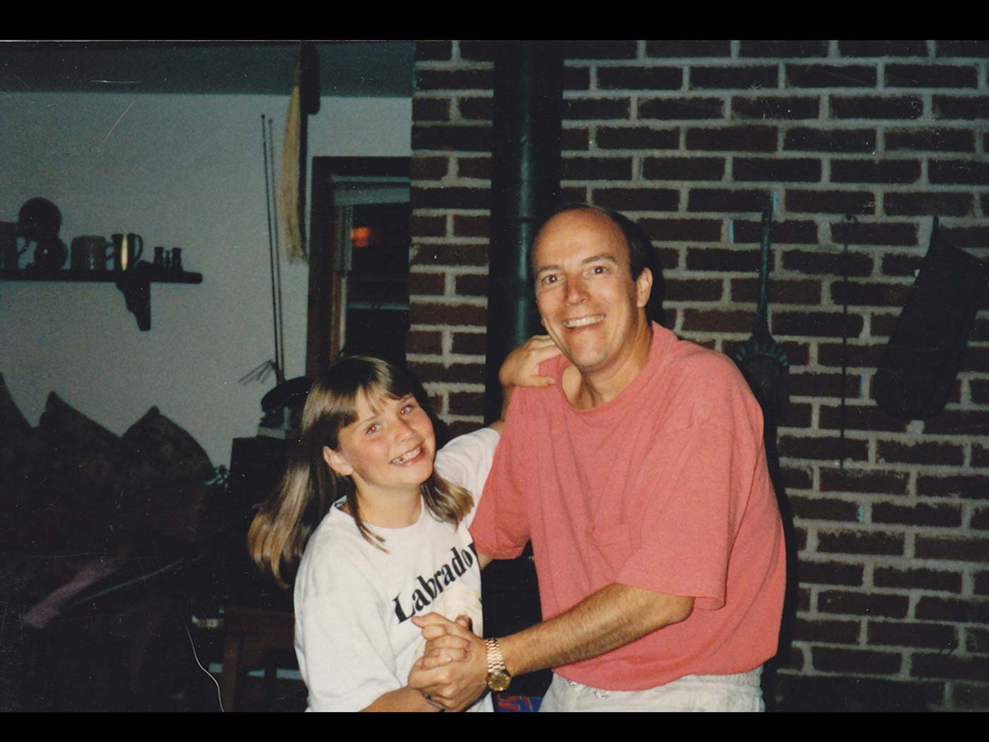 52 Amy Manelli And Dad (chad Geiger) Approx Age 12