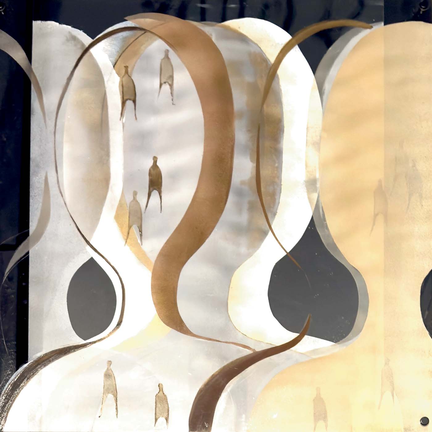 54 How Do We Know?, 2025, Acrylic On Plexiglass Panels, 24” X 24.” Photography By Caren Helene Rudman