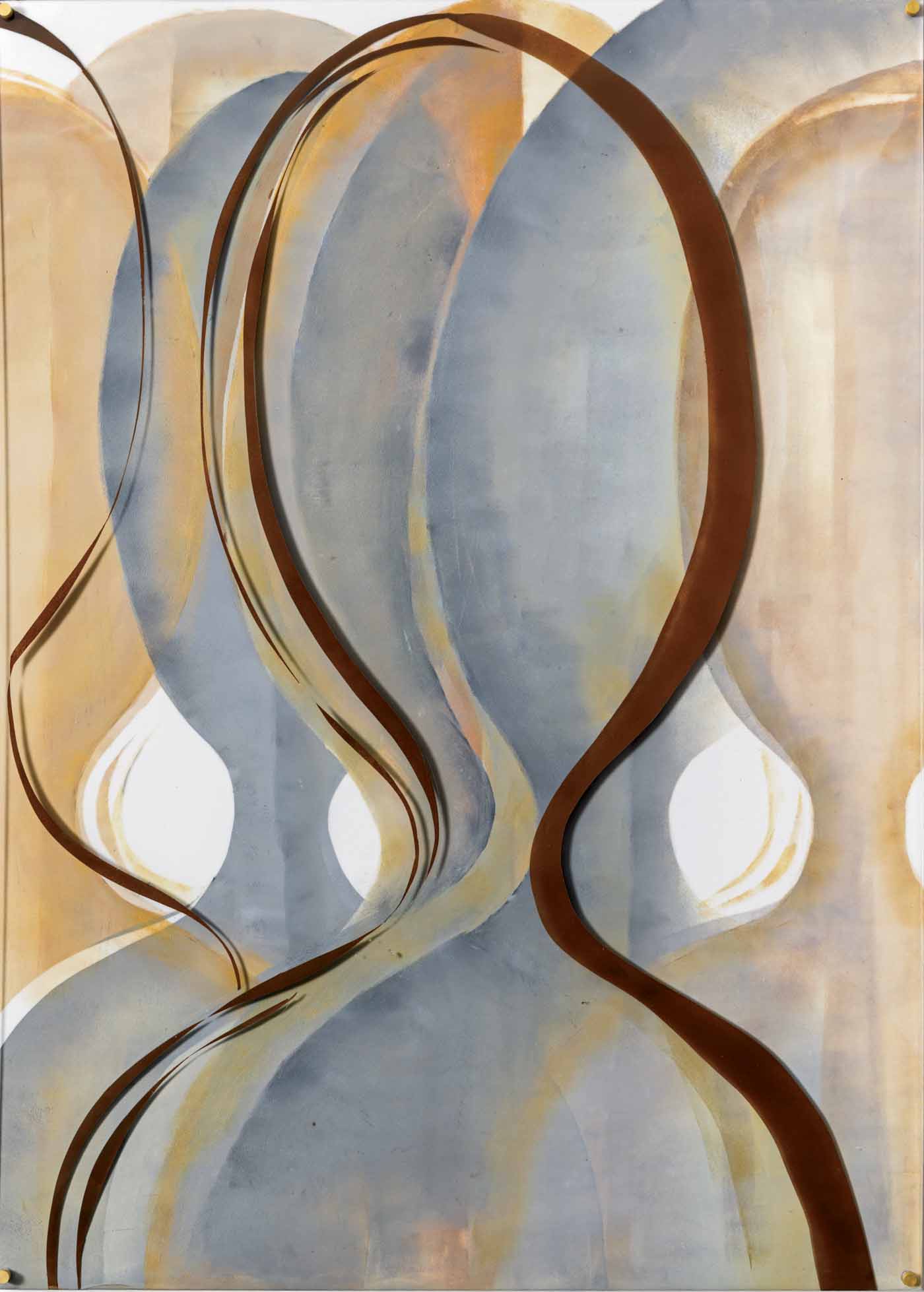 54 Slipping Away, 2025, Acrylic On Plexiglass Panels 35” X 47.5.” Photography By Travis Roozée