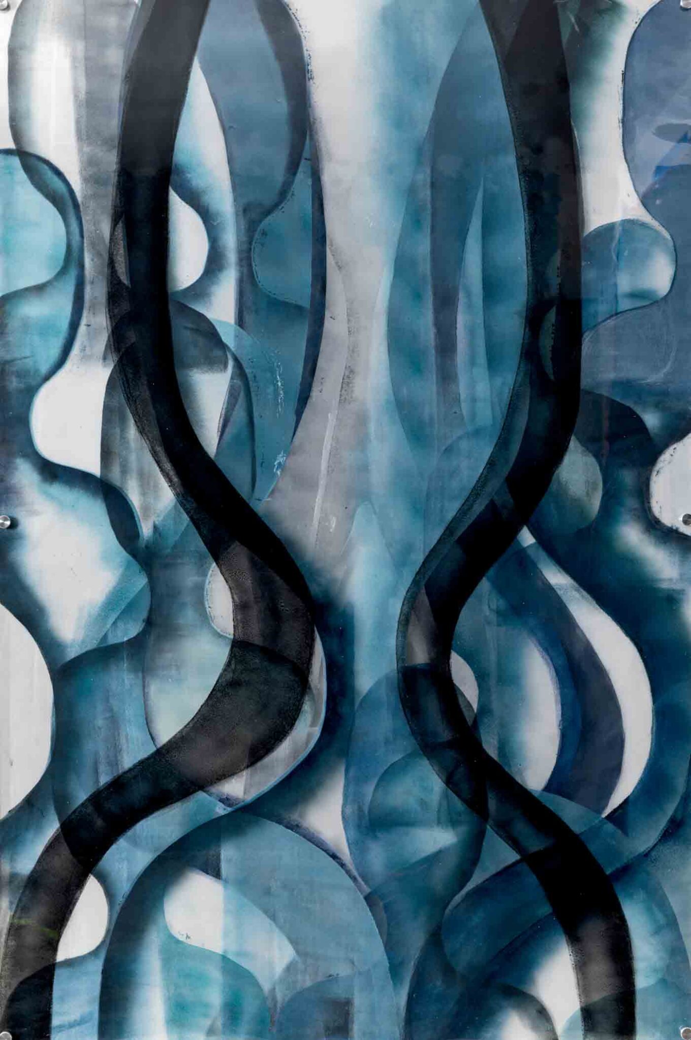 54 Solstace, 2025, Acrylic On Duralax And Plexiglass, 40” X 60.” Photography By Travis Roozée