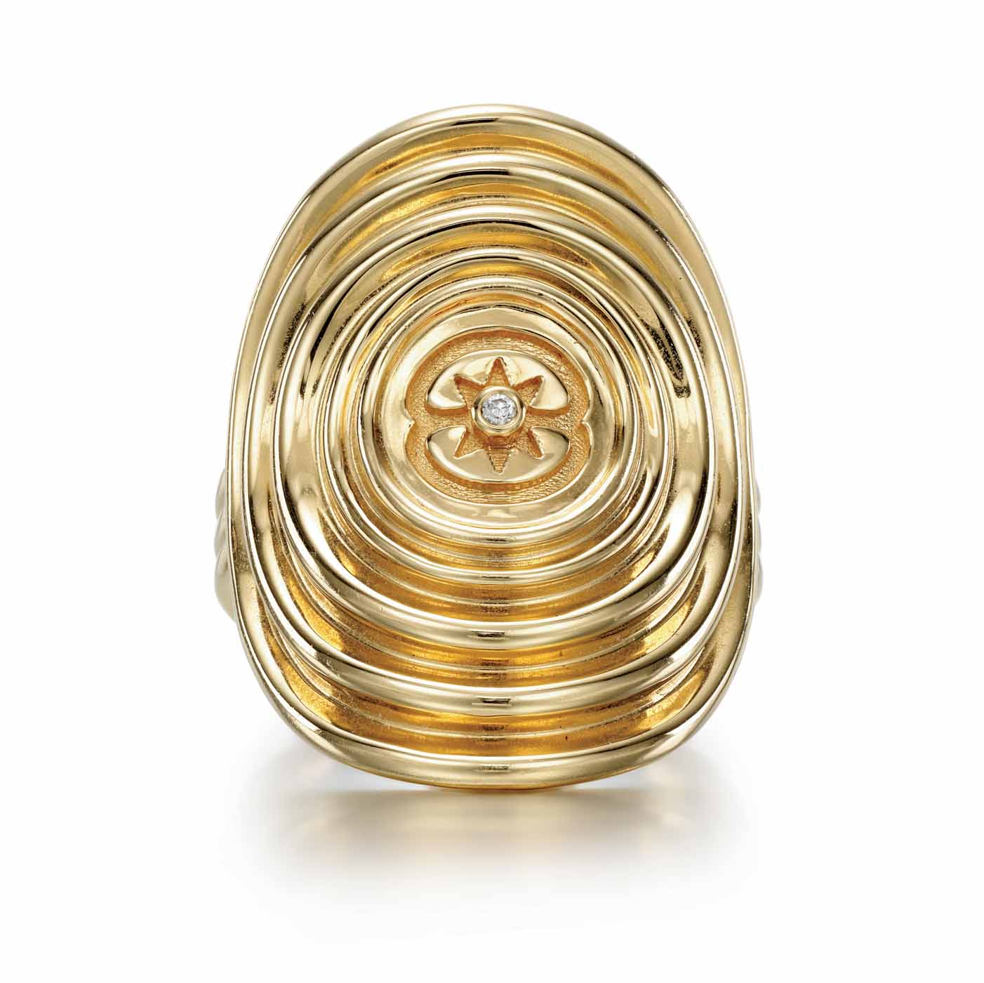 64 Stella Diamond Signet Ring