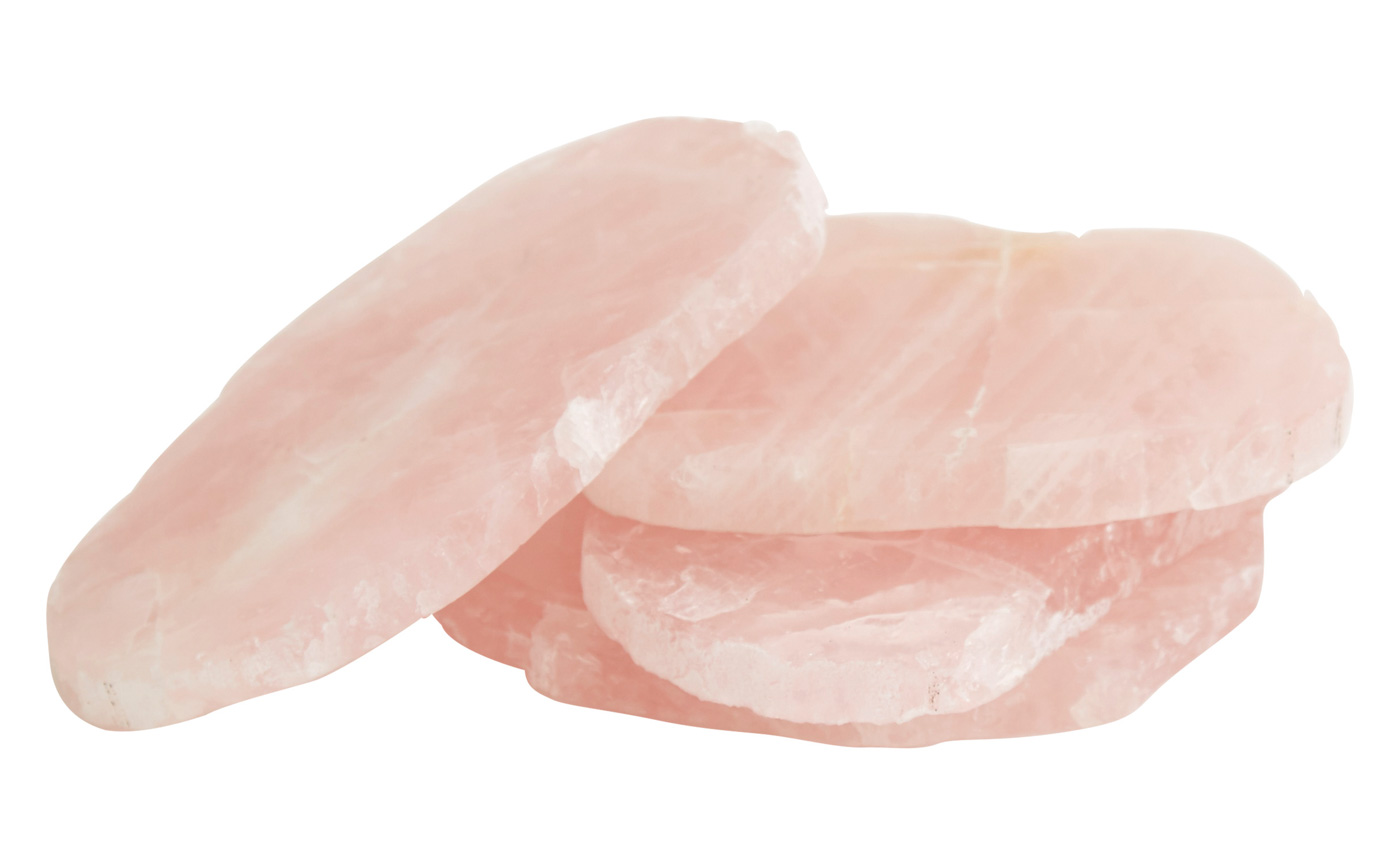 84 Jayson Home, Rose Quartz Coaster, Jaysonhome.com