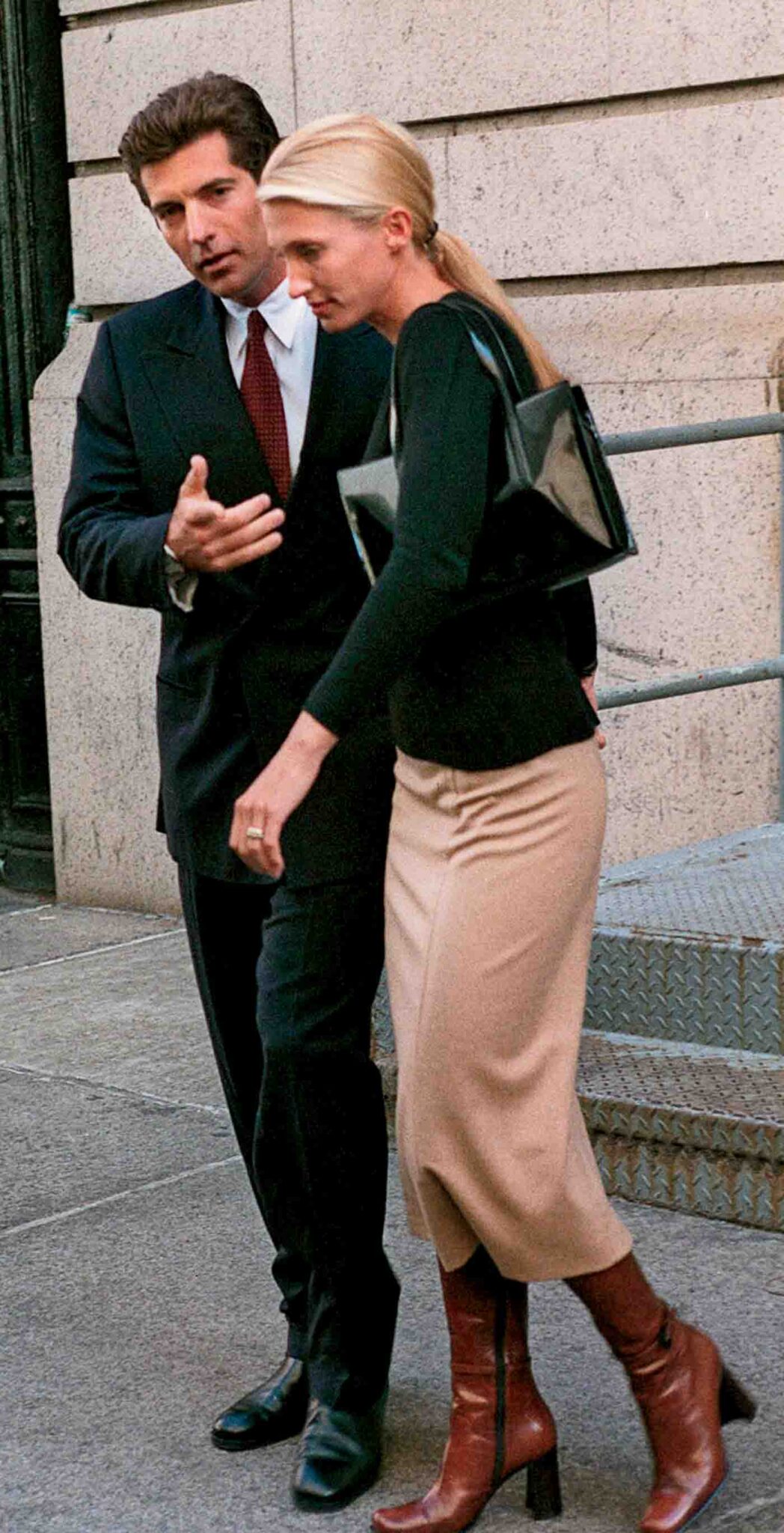 John John Kennedy And His Wife Carolyn In New York