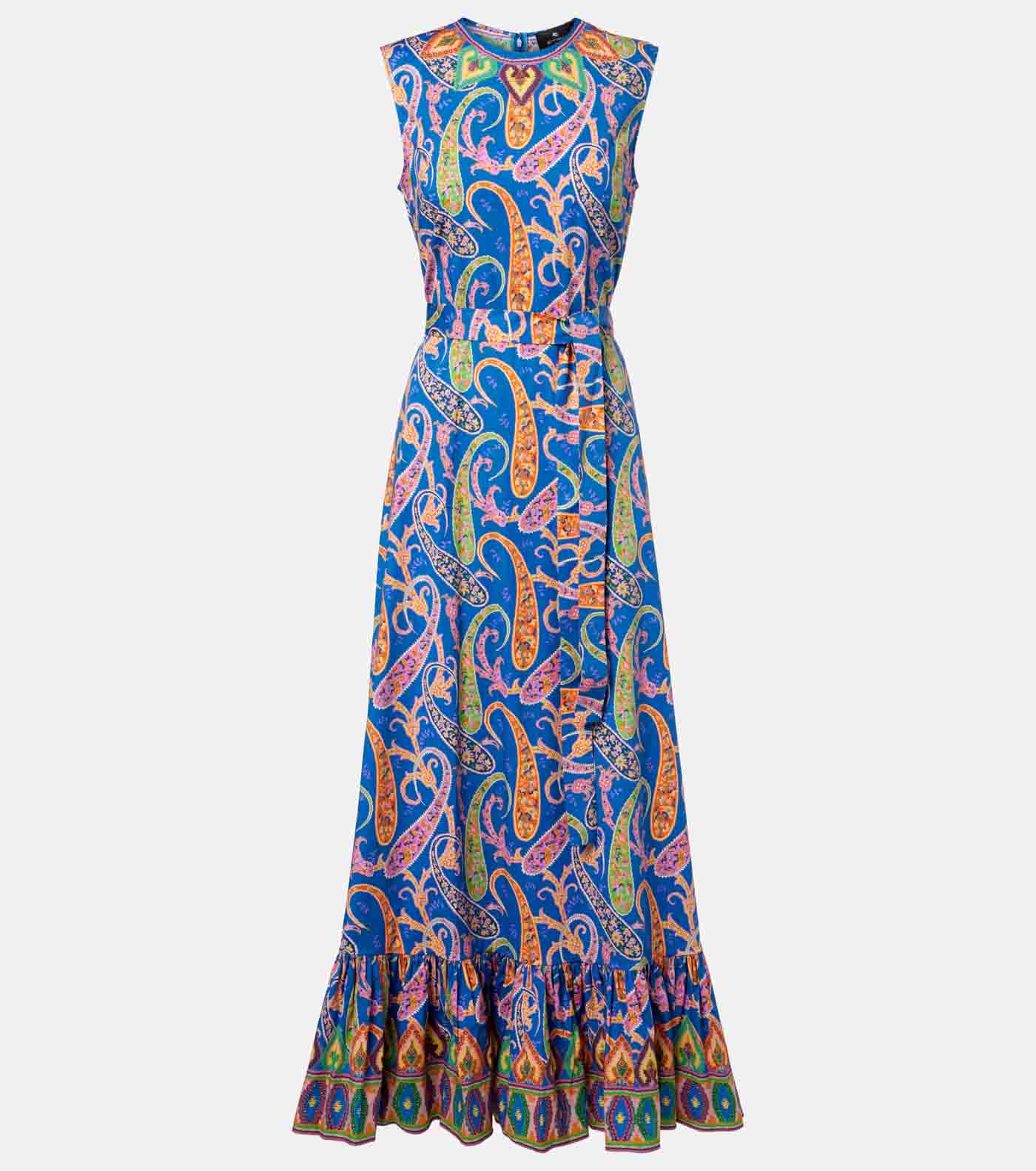 34 Etro, Paisley Cotton Blend Maxi Dress, Mytheresa.com