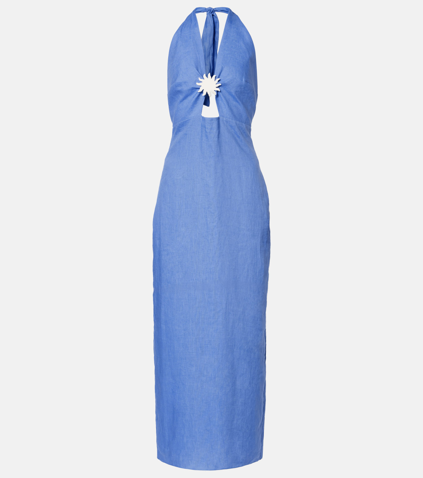 36 Cala De La Cruz, Orly Cutout Linen Maxi Dress, Mytheresa.com