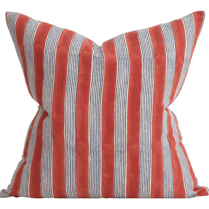 73 Main Chopra Scarlett Striped Pillow, Jaysonhome.com