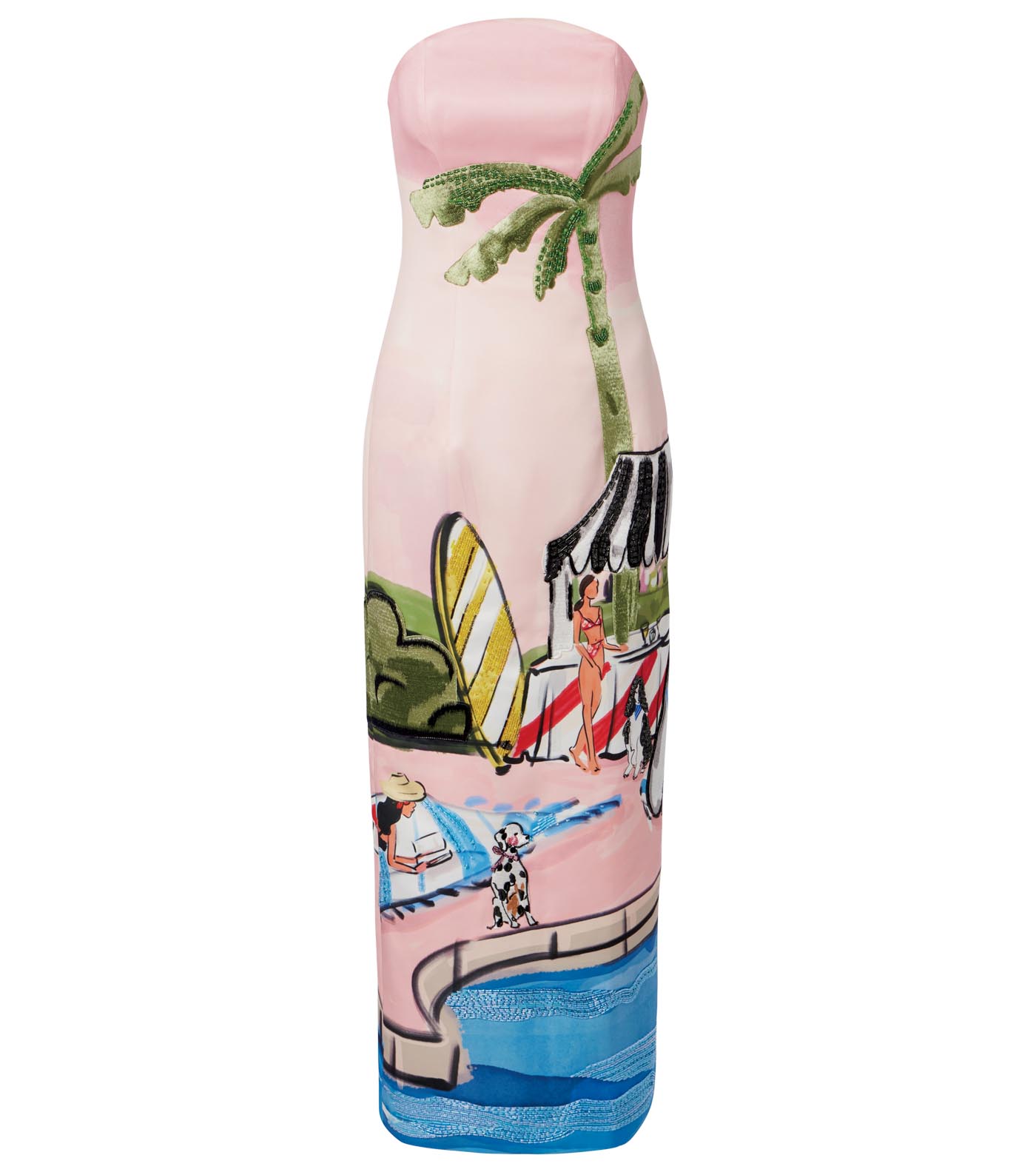 32 Leo Lin Ava Beaded Printed Corset Dress, Mytheresa.com