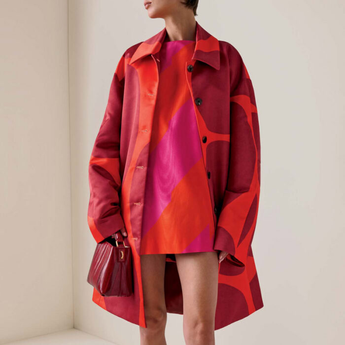 32 Main Dries Van Noten Dabel Striped Ottoman Moiré Mini Dress And Rondero Duchesse Satin Coat, Modaoperandi.com