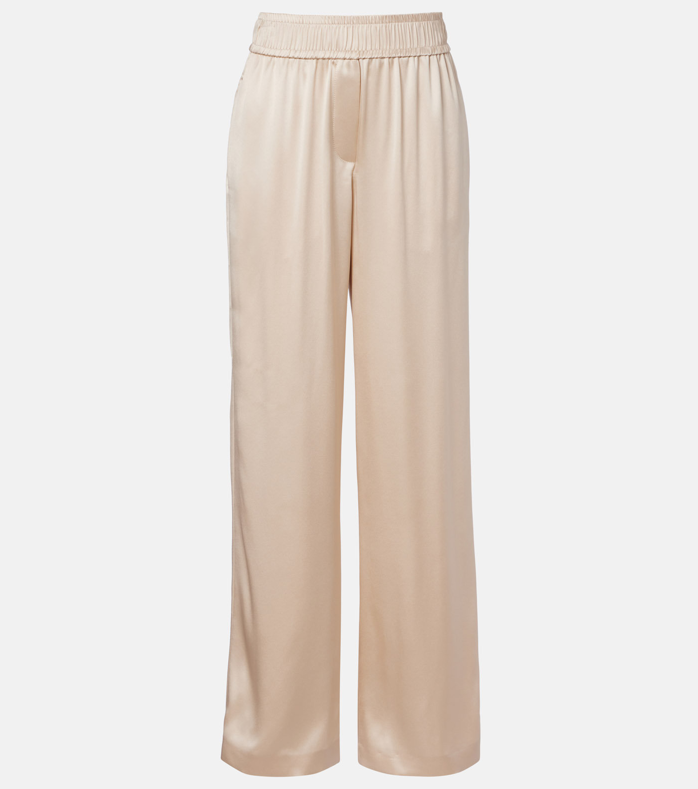 34 Brunello Cucinelli, Silk Blend Satin Wide Leg Pants, Mytheresa.com