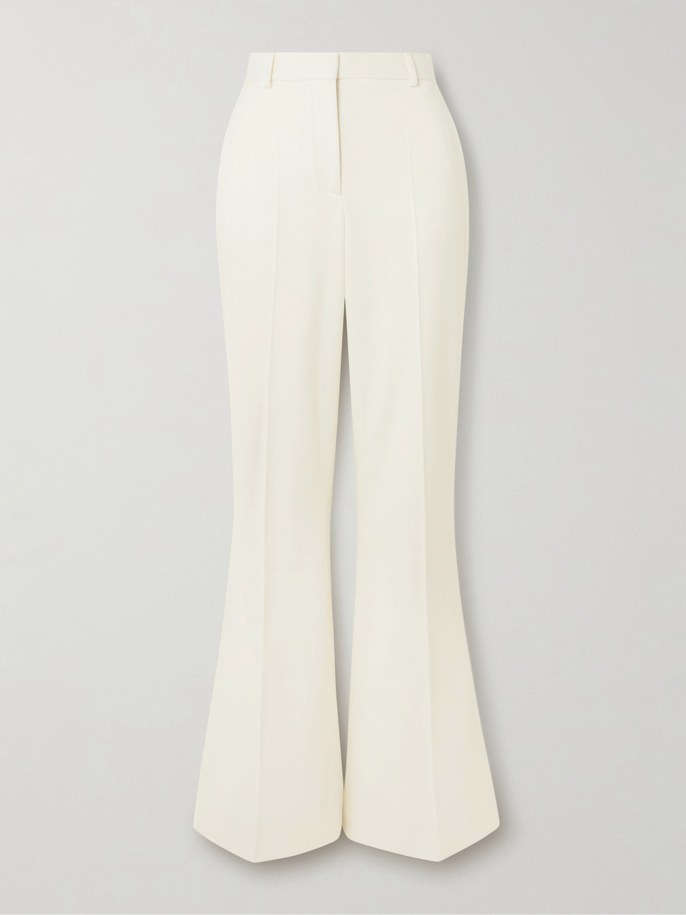 36 Stella Mccartney Wool Twill Flared Pant, $1,290, Net A Porter